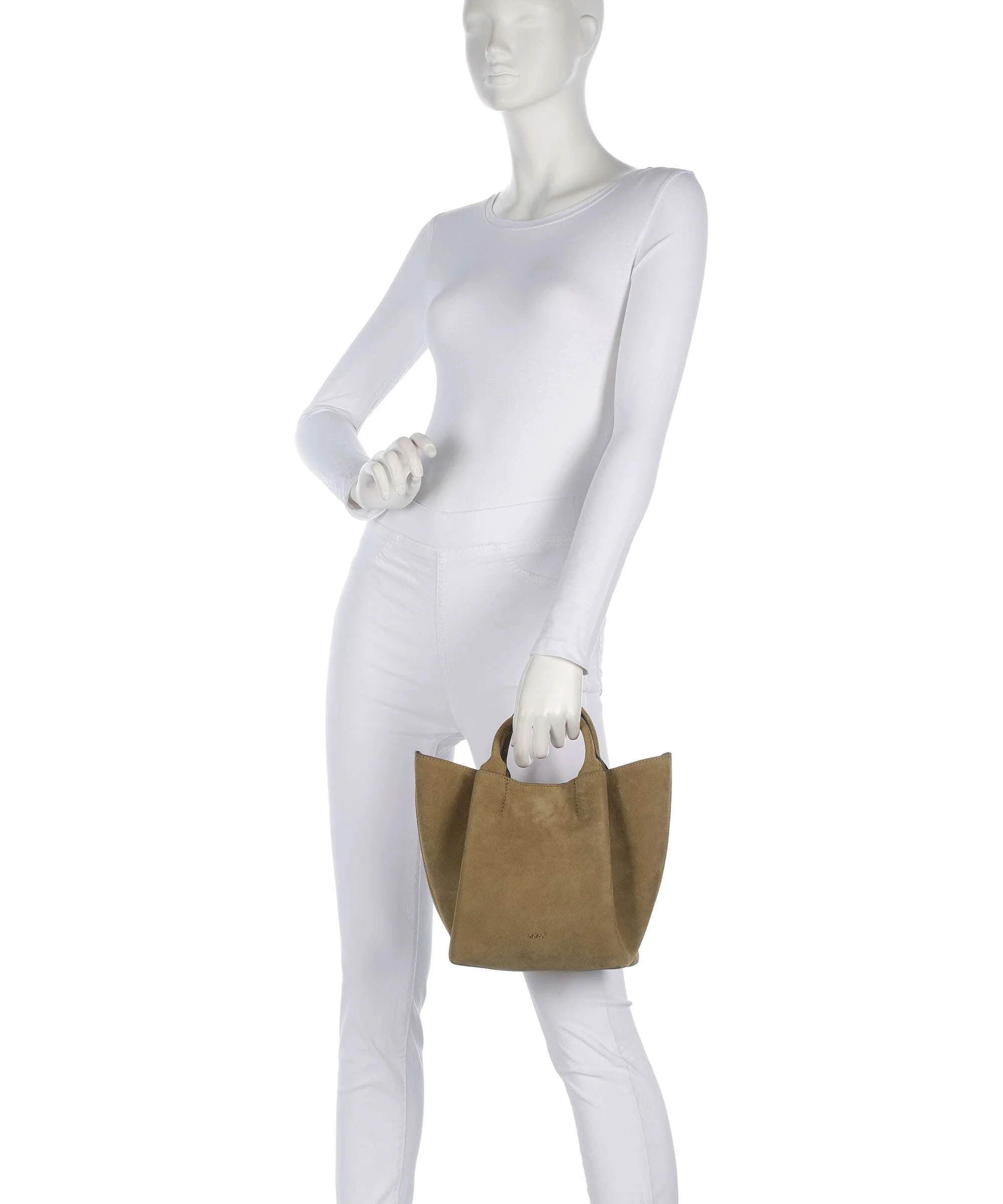 Abro Suede Essential Small Torebka mud - Image 3