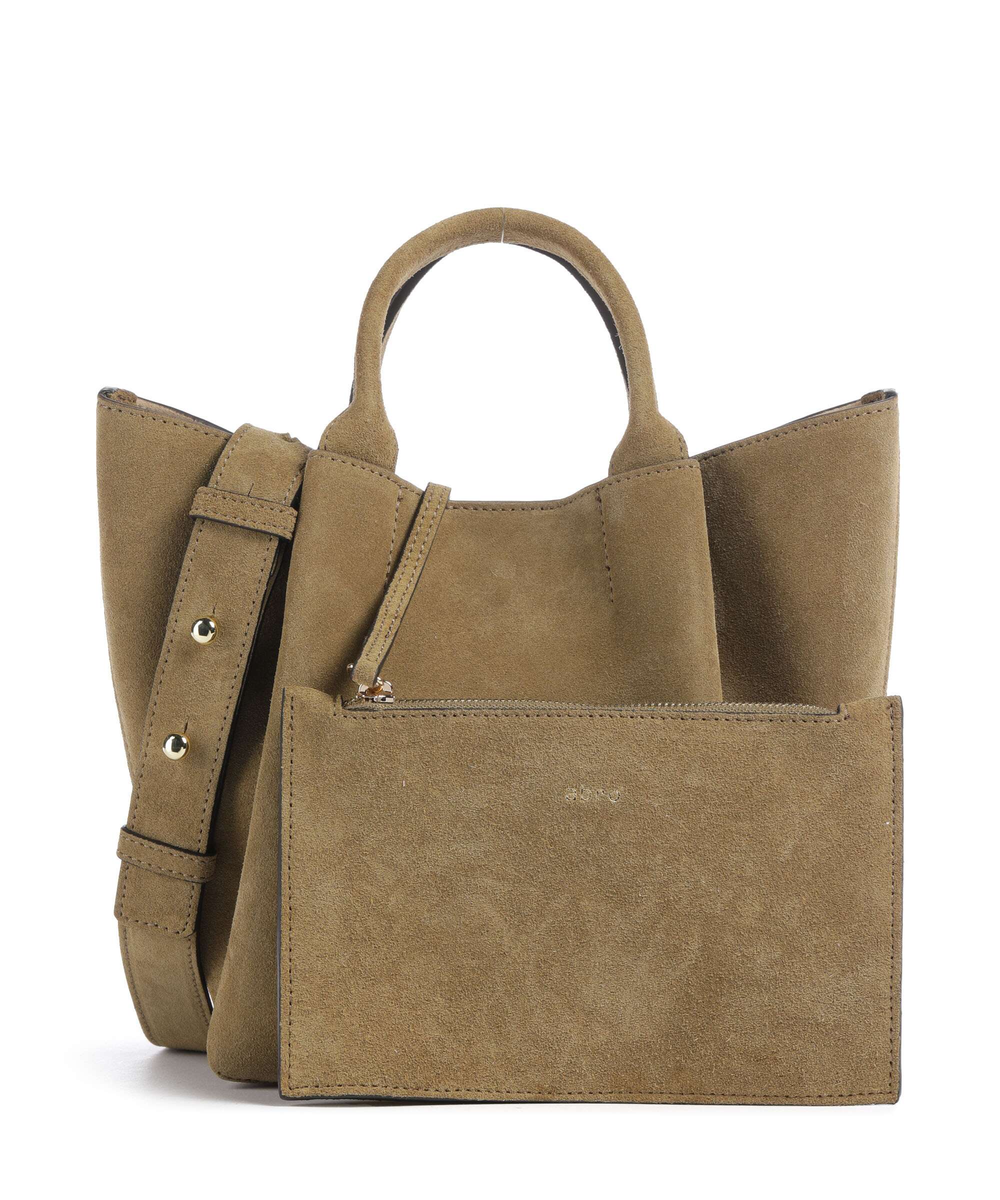 Abro Suede Essential Small Torebka mud - Image 4