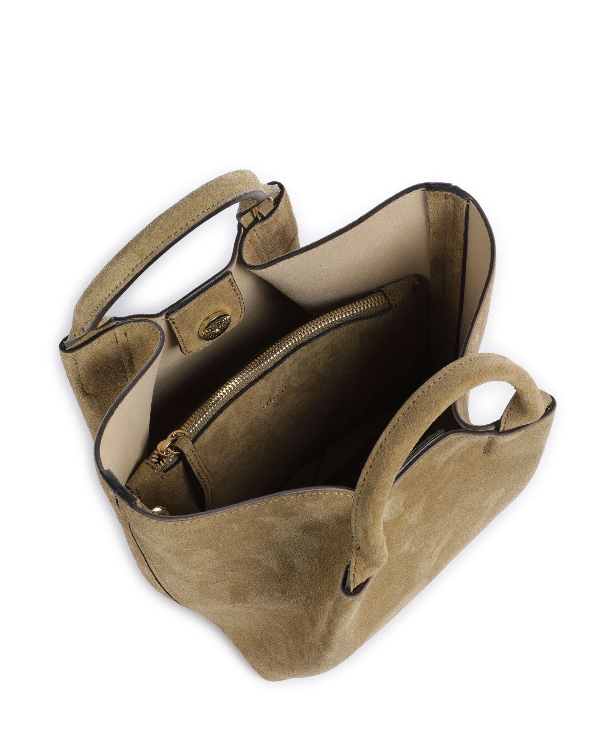 Abro Suede Essential Small Torebka mud - Image 6