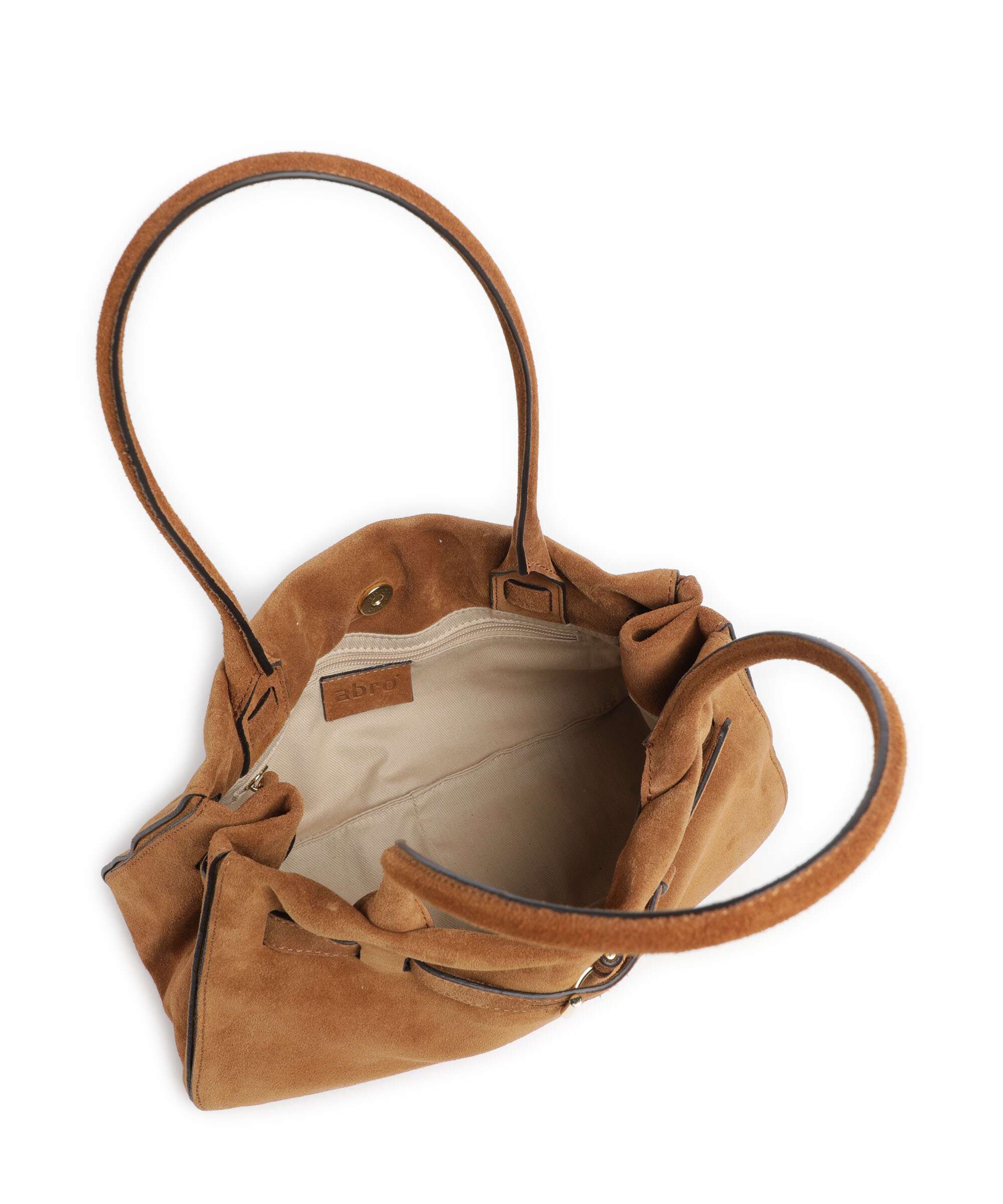 Abro Suede Jill Torba na ramię cuoio - Image 6