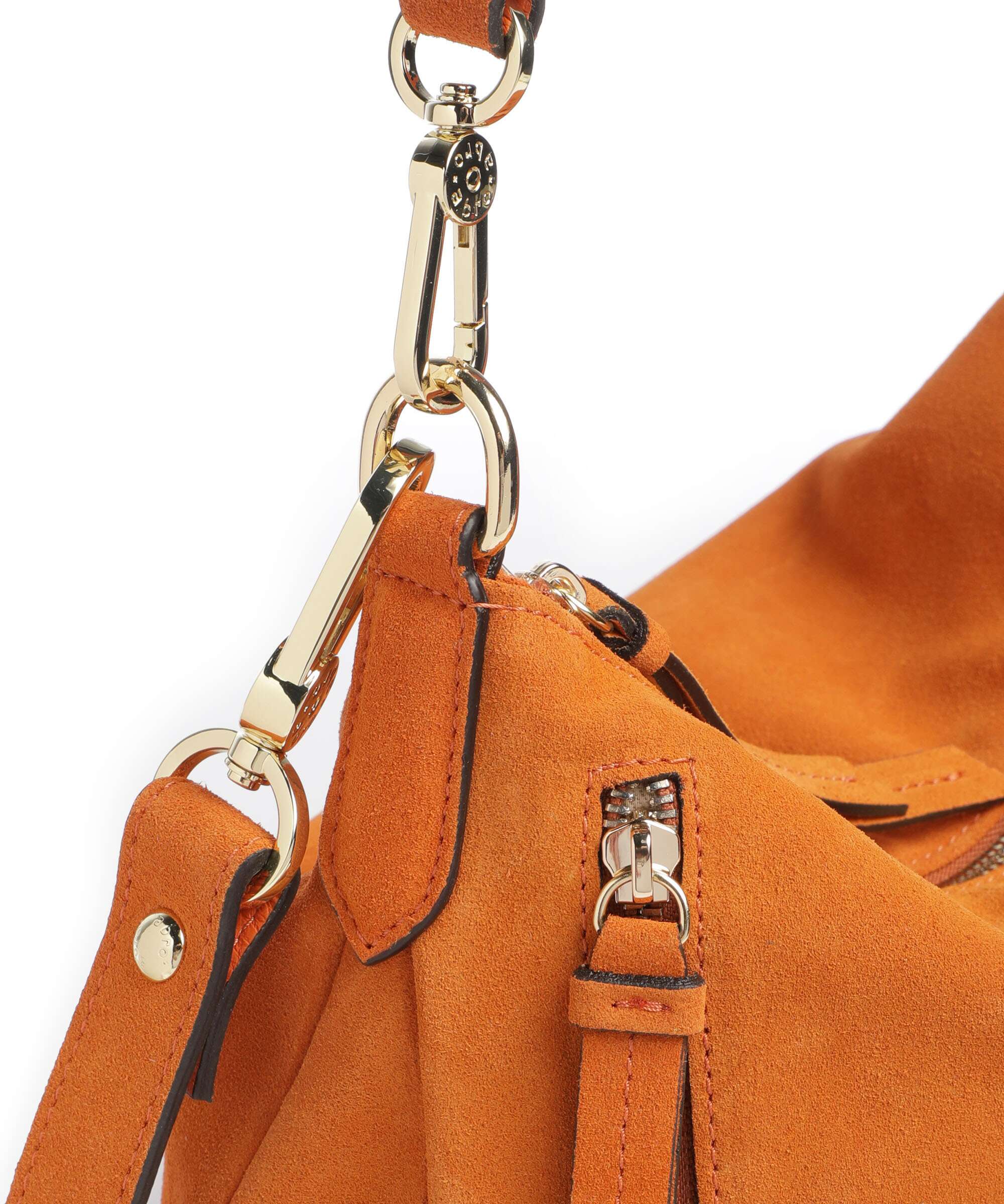 Abro Suede Juna Small Torebka worek orange - Image 4
