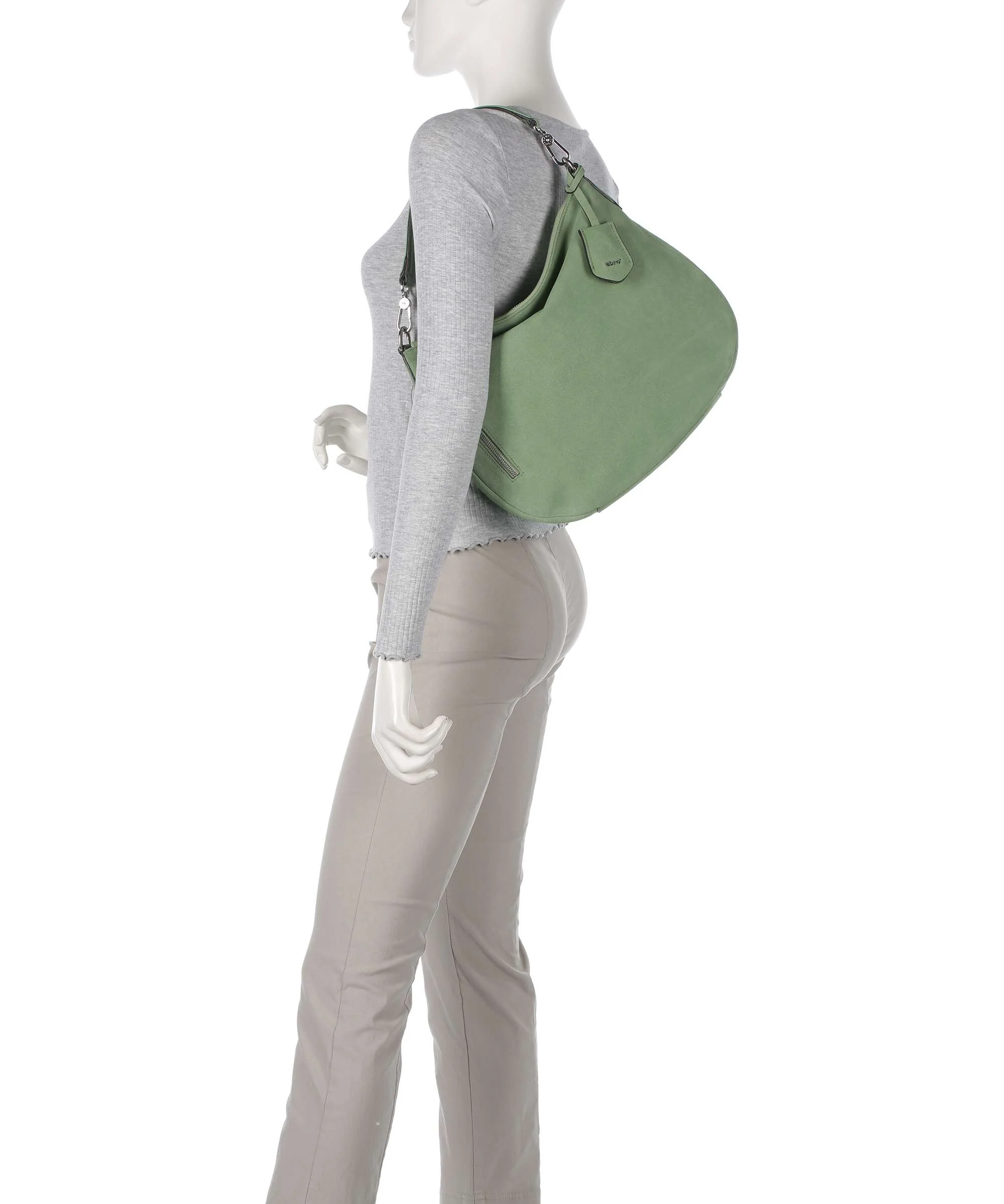 Abro Suede Juna Torebka worek green - Image 3