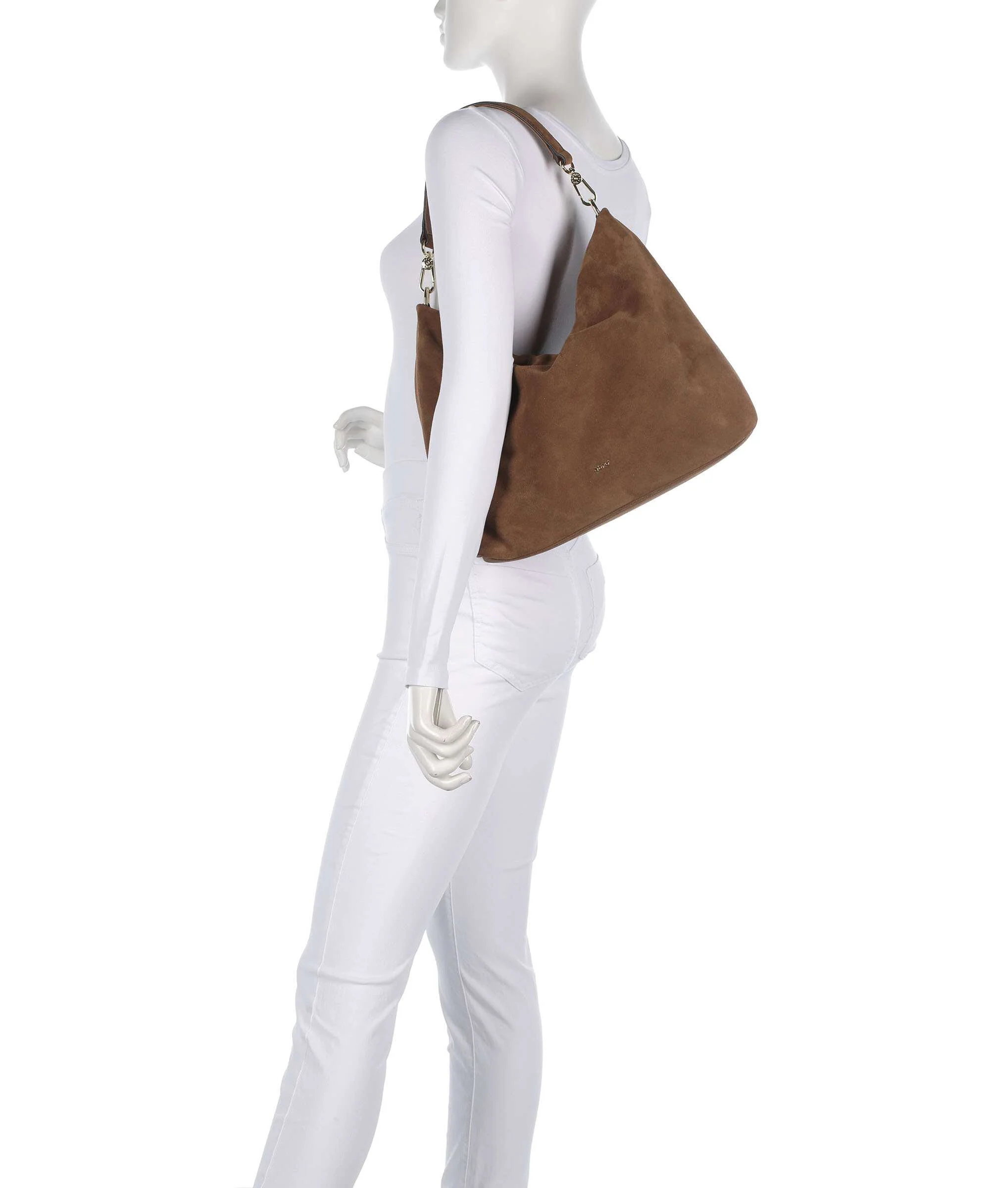 Abro Suede Kaia Torebka worek camel - Image 3