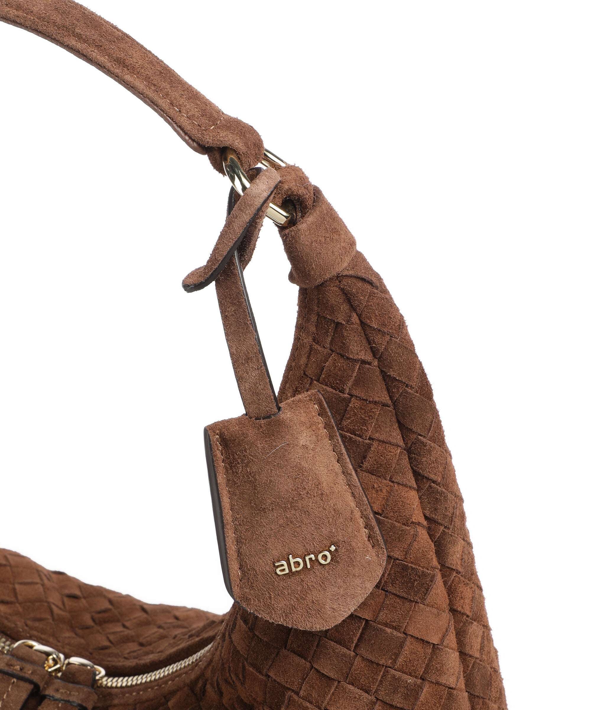 Abro Suede Nana Small Torebka worek wood - Image 4