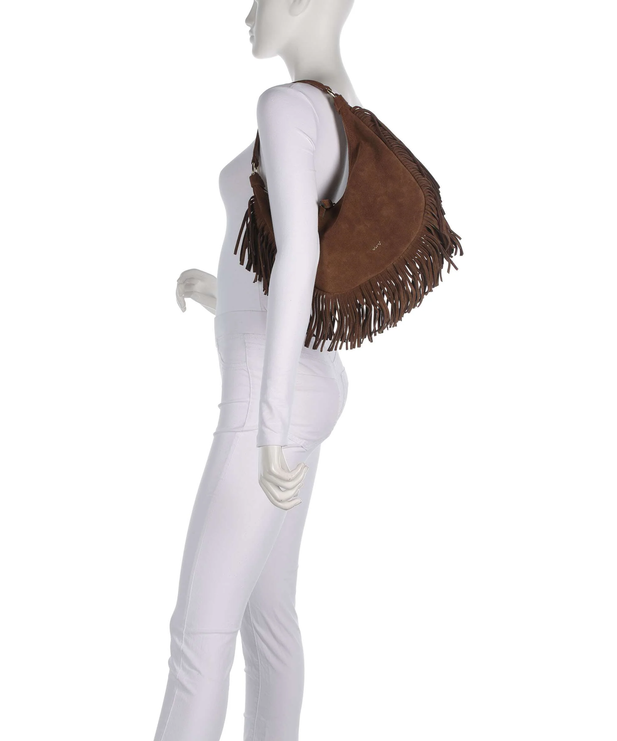 Abro Suede Nana Small Torebka worek wood - Image 3