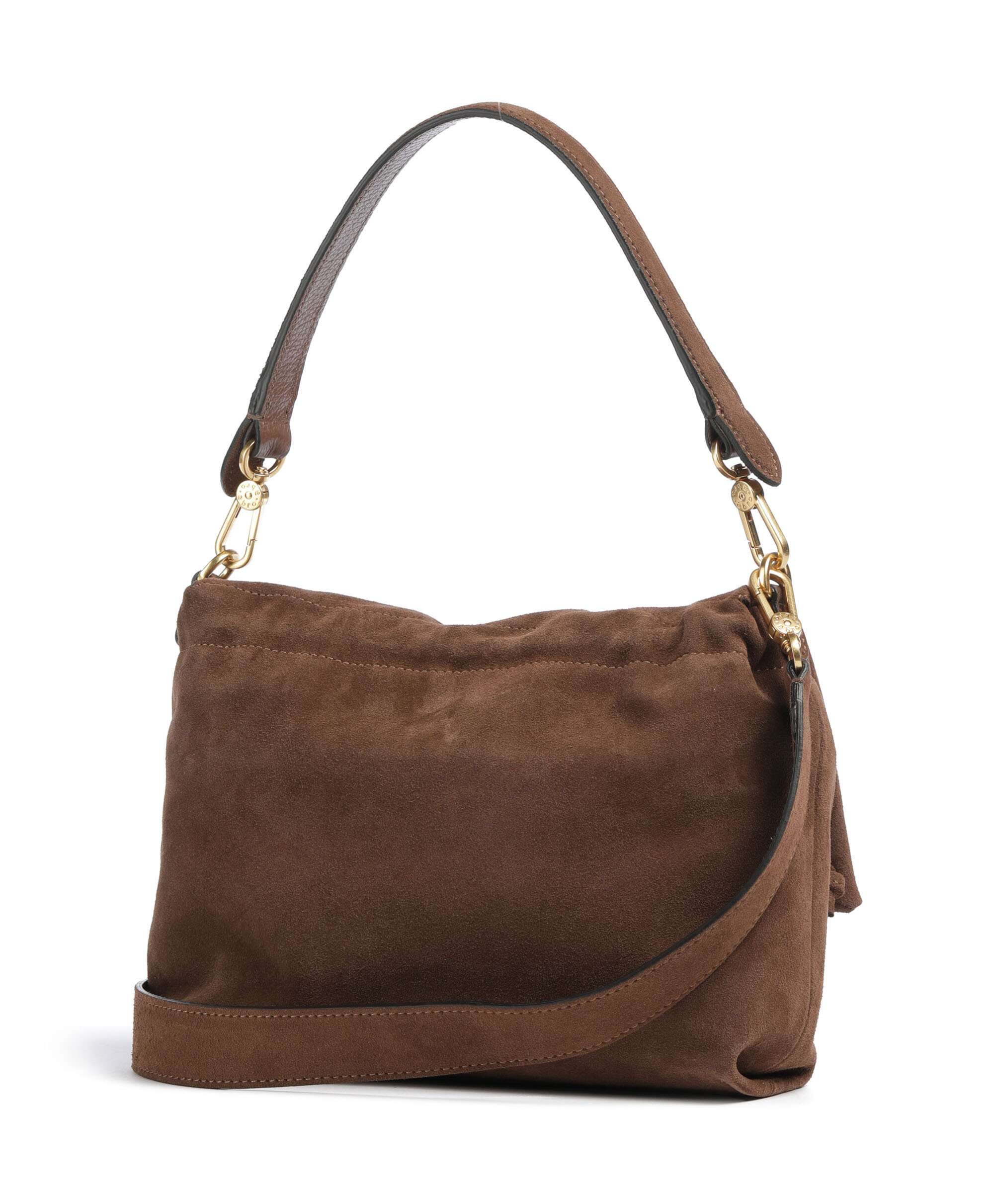 Abro Suede Temi Medium Torba na ramię wood - Image 2