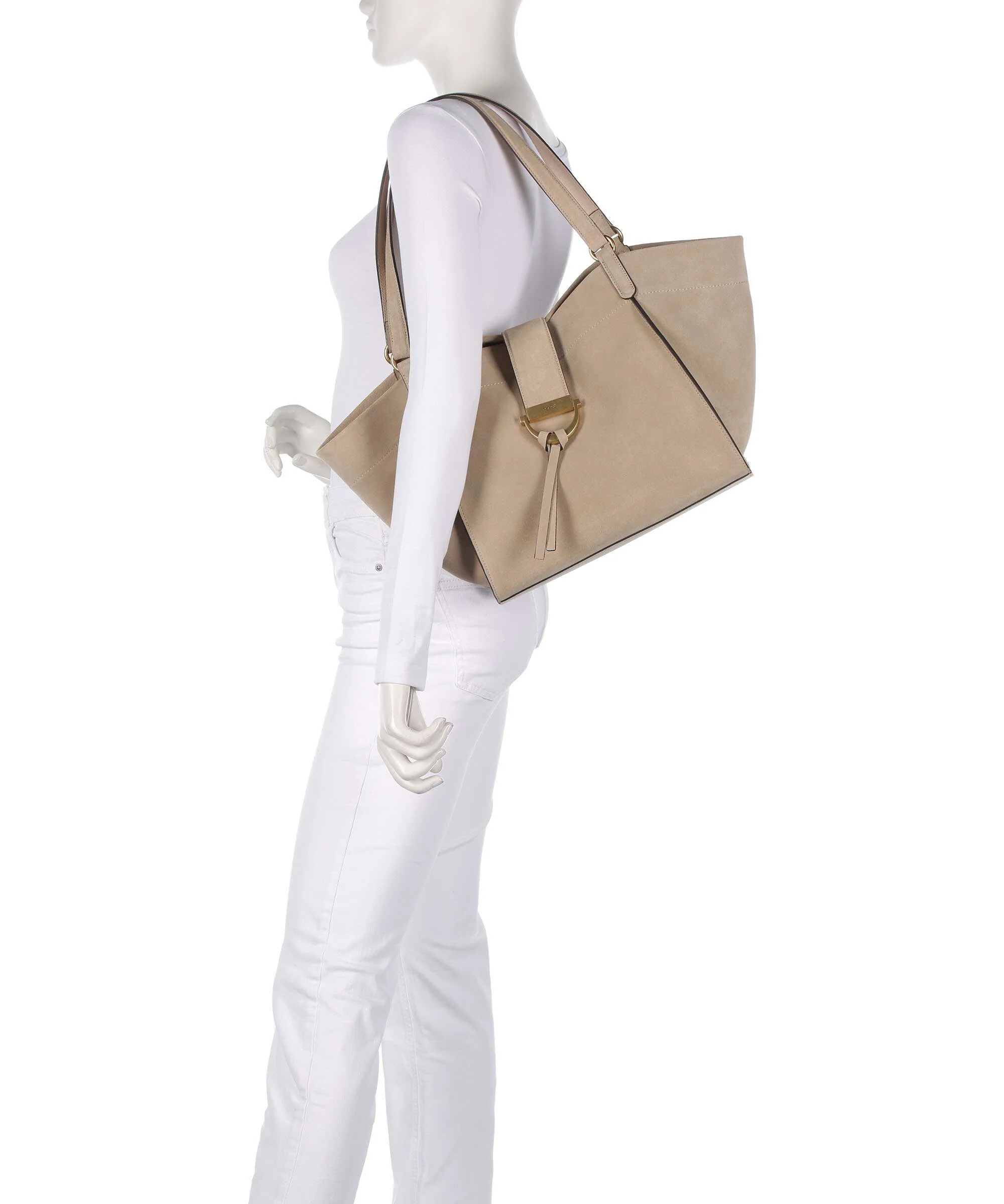 Abro Suede Temi Torba na zakupy natural - Image 3