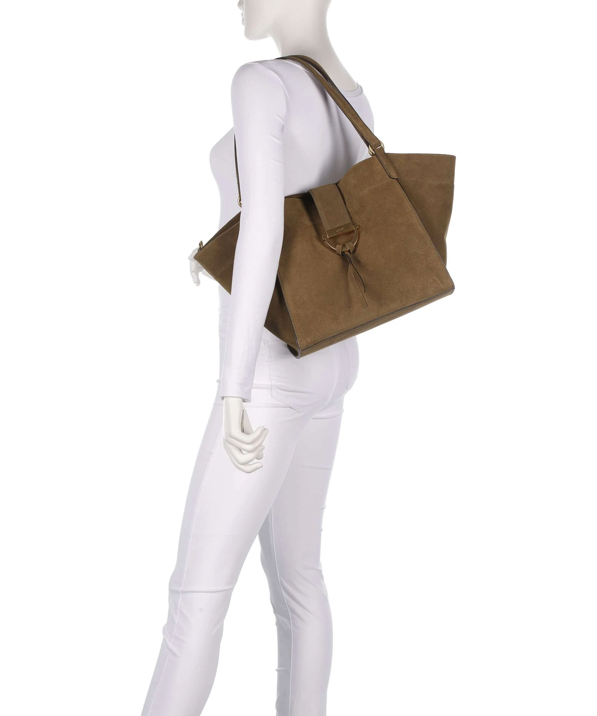 Abro Suede Temi Torba na zakupy military - Image 3