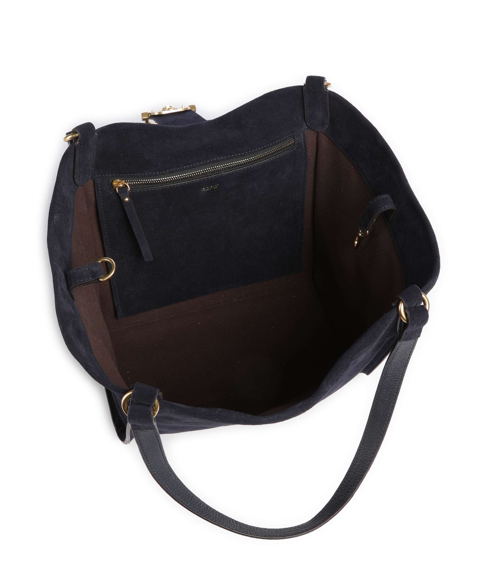 Abro Suede Temi Torba na zakupy navy - Image 6