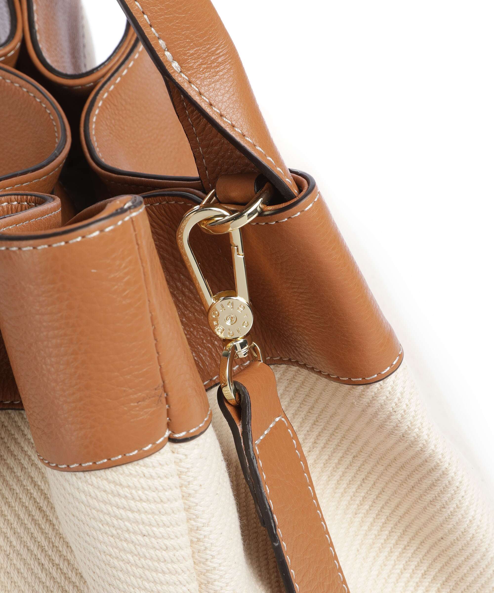 Abro Super Drill Essential Medium Torebka ivory/cuoio - Image 4
