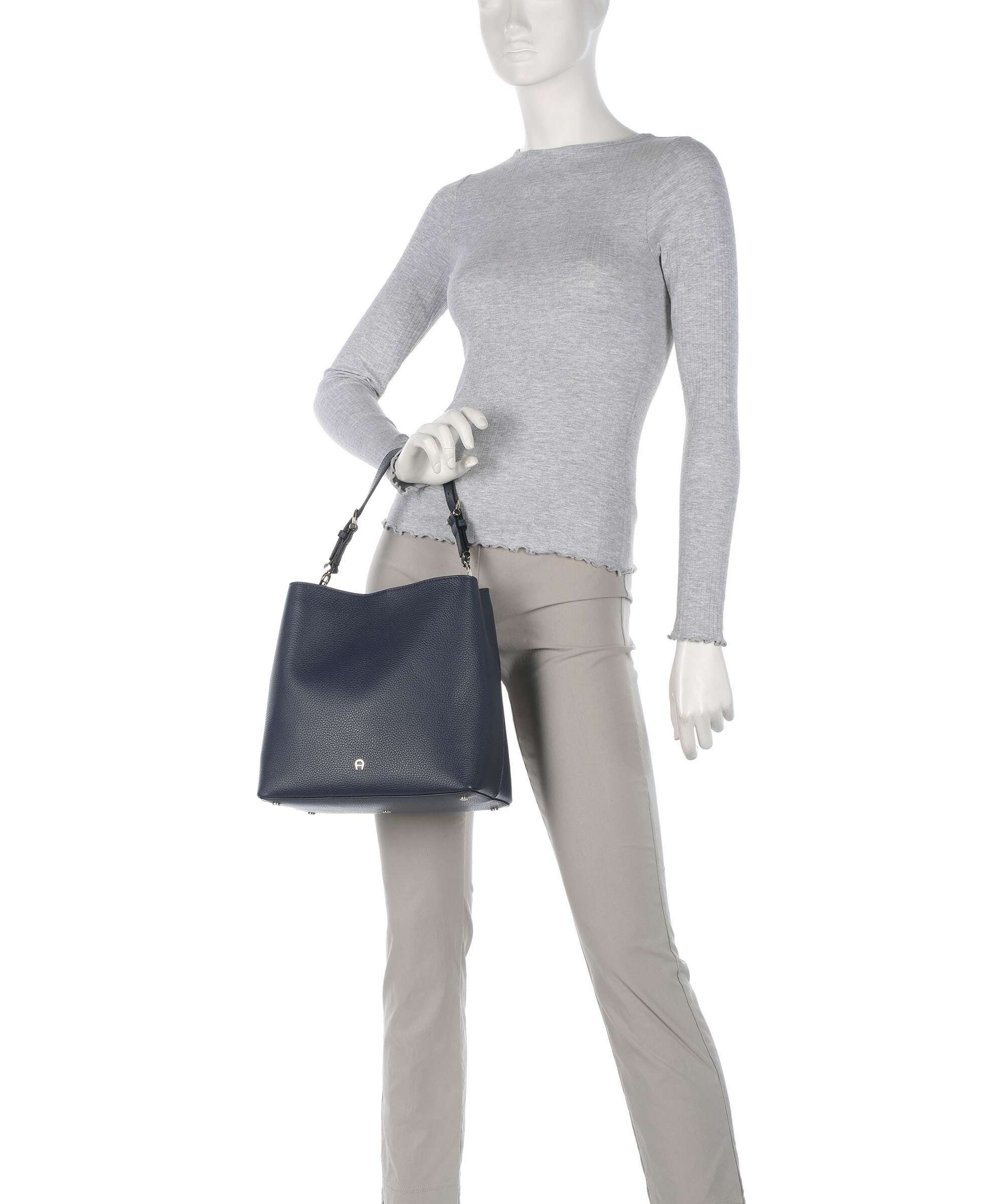 Aigner Delia M Torebka worek cosmic blue - Image 3