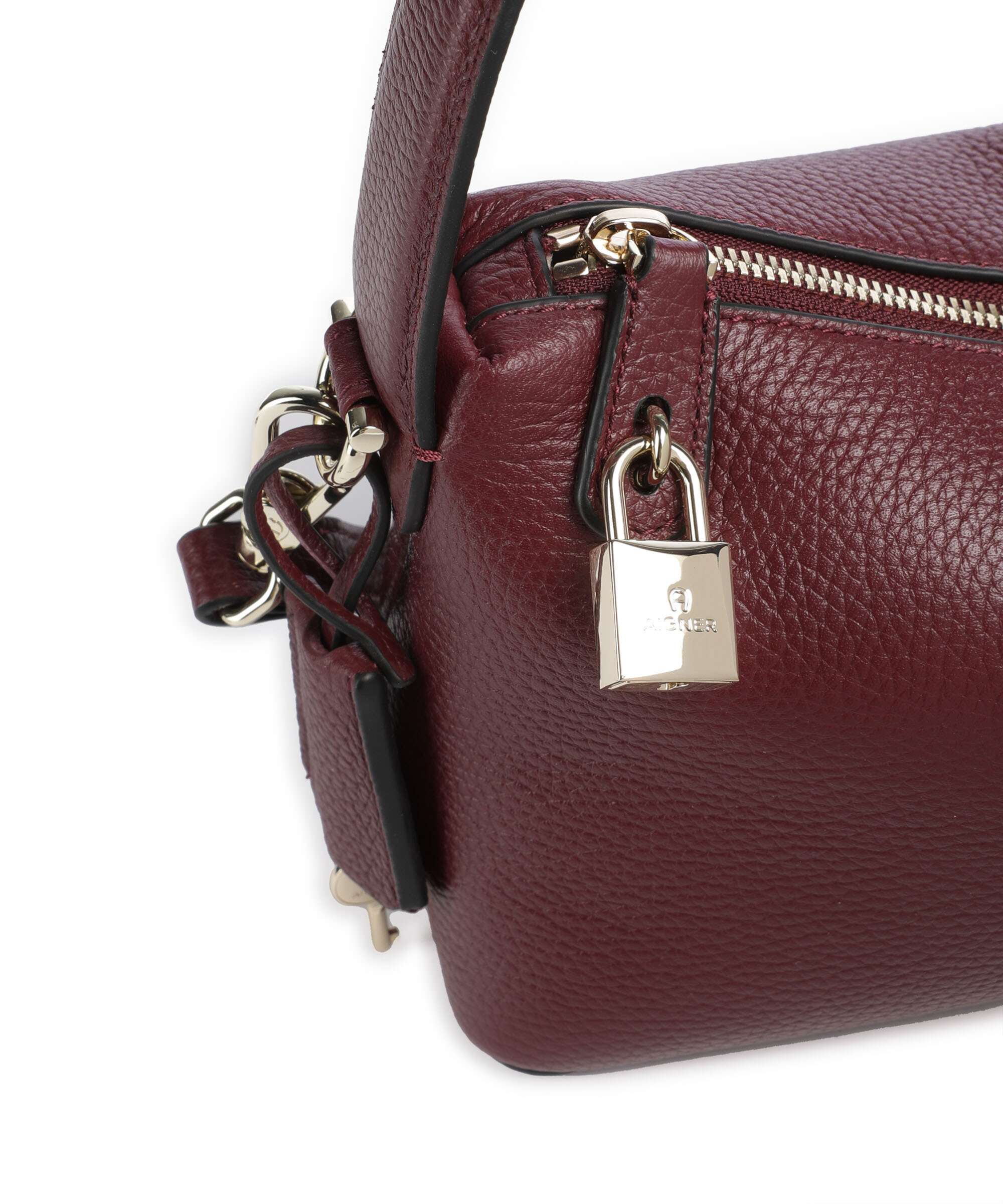 Aigner Delia S Torba na ramię burgundy - Image 5