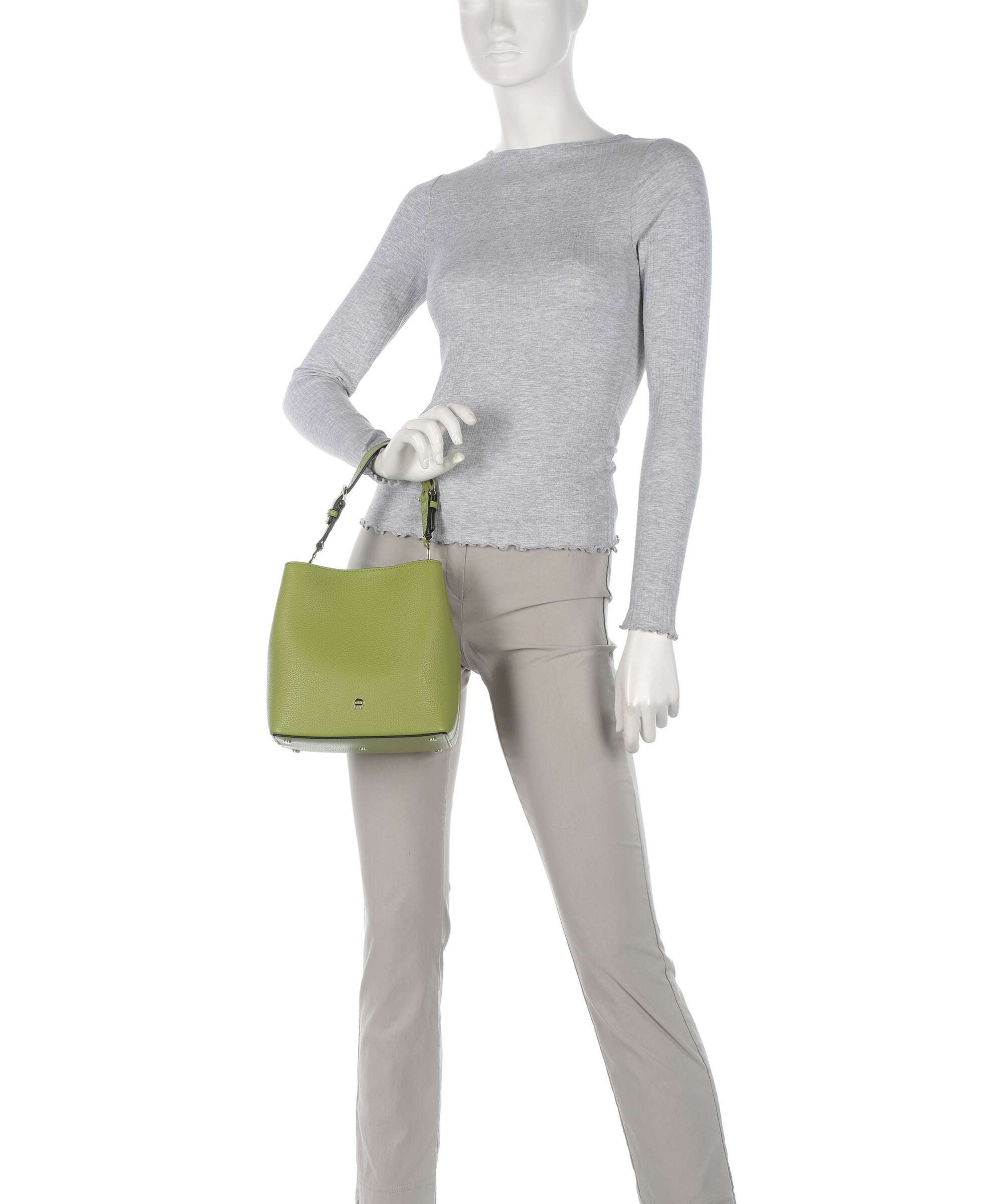 Aigner Delia S Torebka worek pistachio green - Image 3
