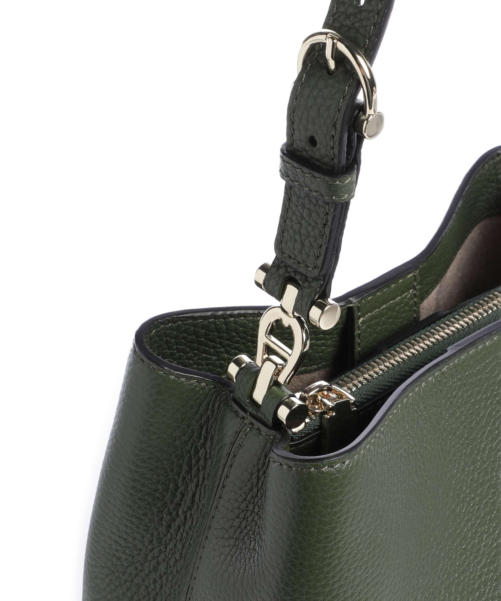 Aigner Delia S Torebka worek dark olive - Image 5
