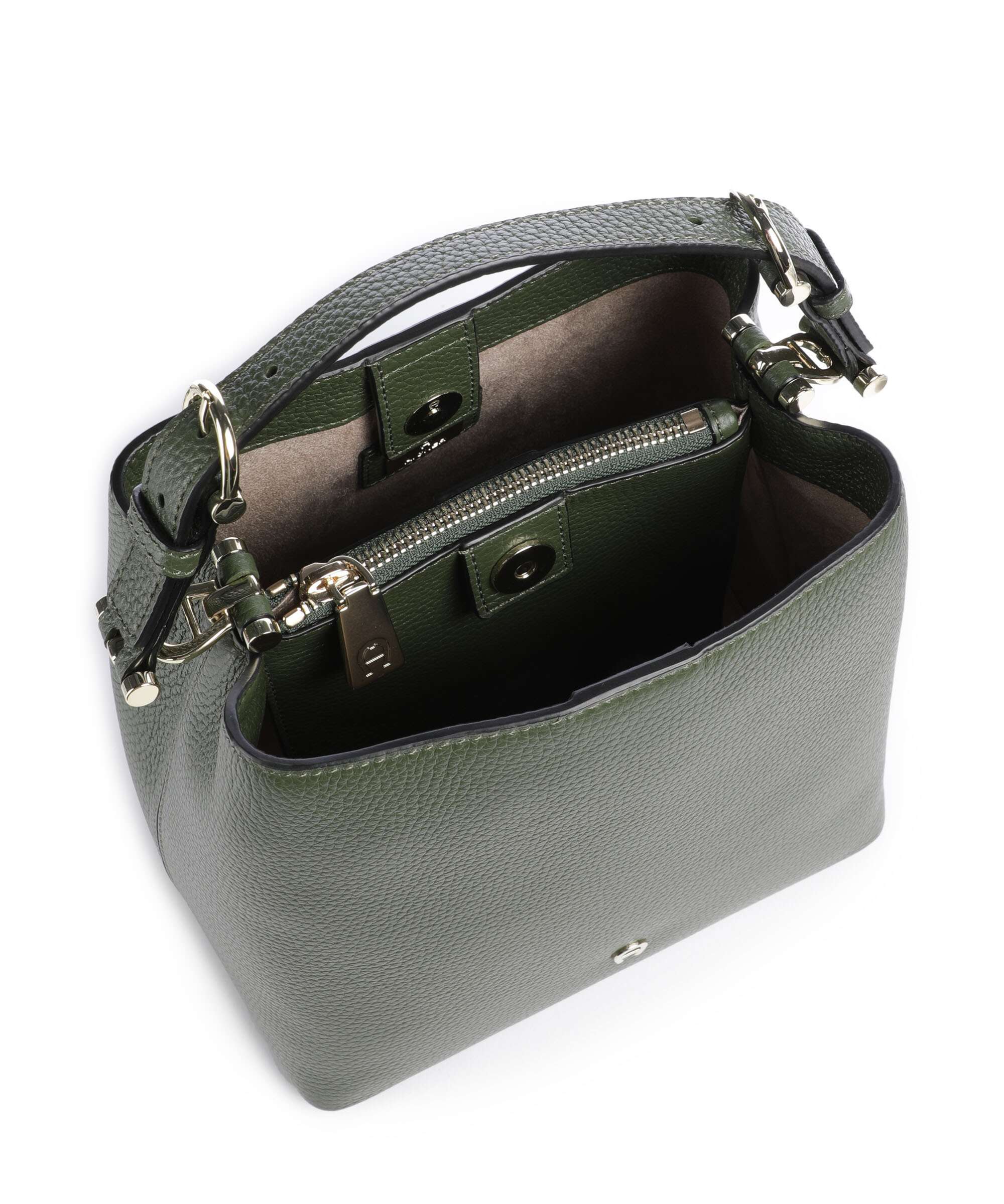Aigner Delia S Torebka worek dark olive - Image 7