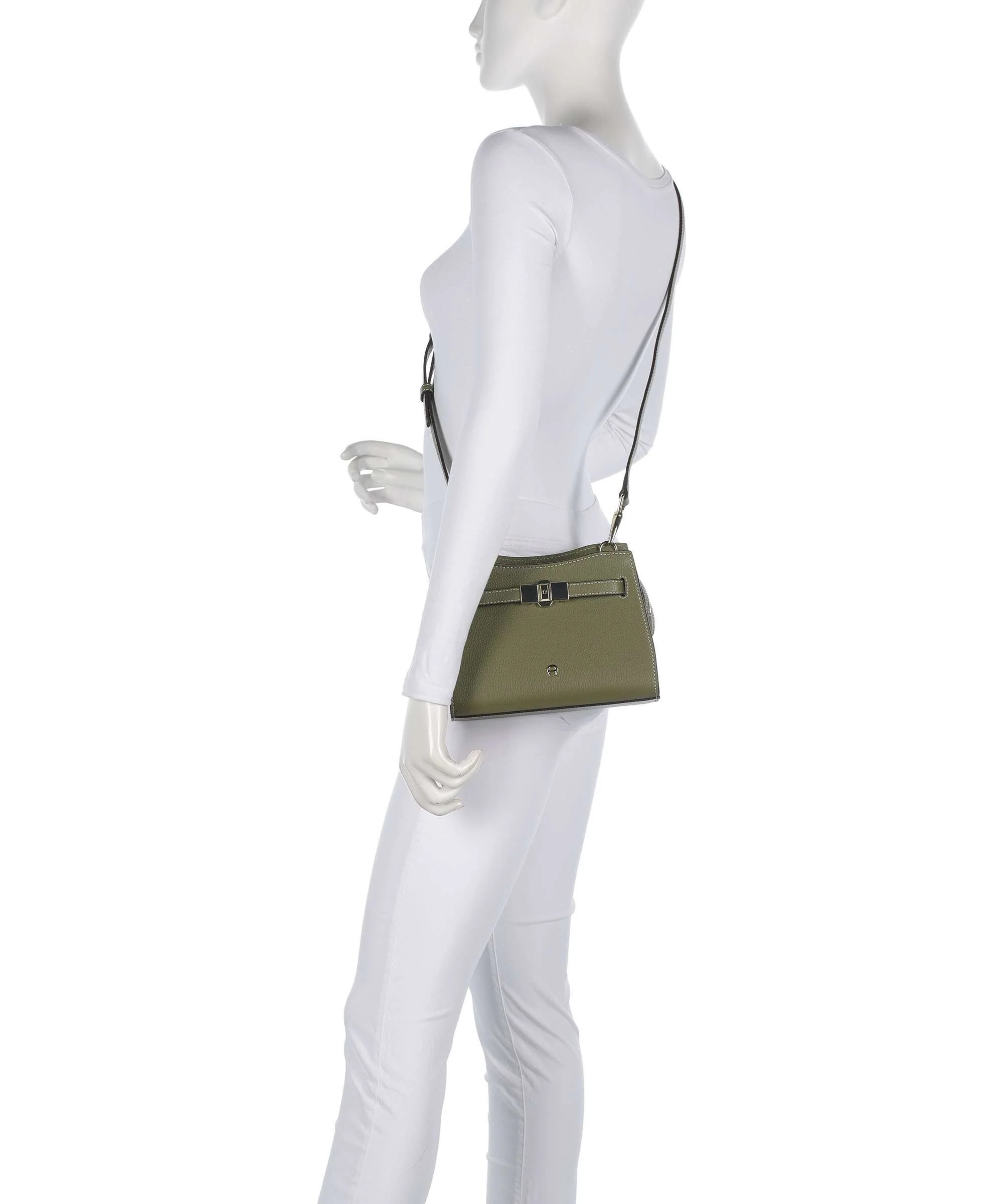 Aigner Farah S Torba przez ramię moss green - Image 3