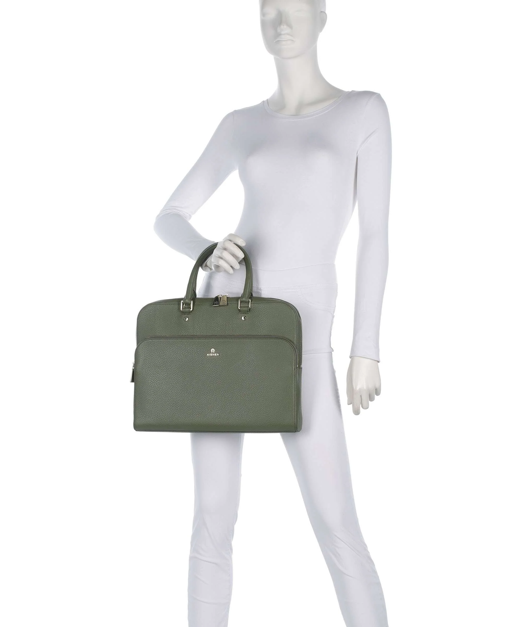 Aigner Ivy L Aktówka moss green - Image 3