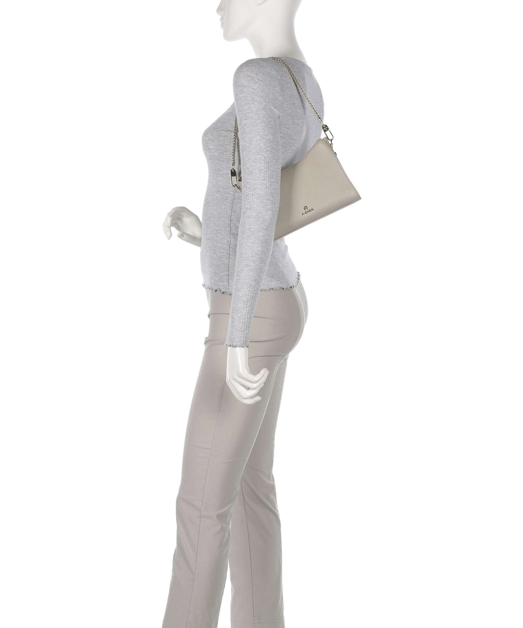 Aigner Ivy S Torba na ramię alpaca beige - Image 3