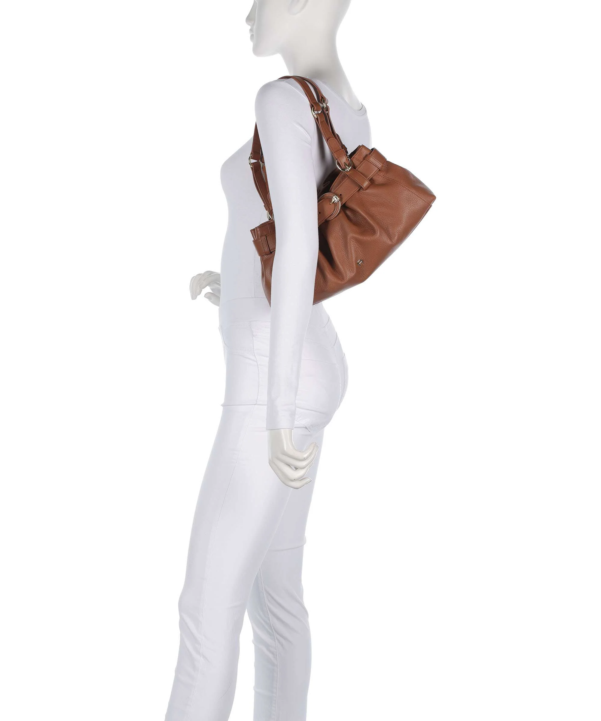 Aigner Lavinia S Torebka worek cognac brown - Image 3