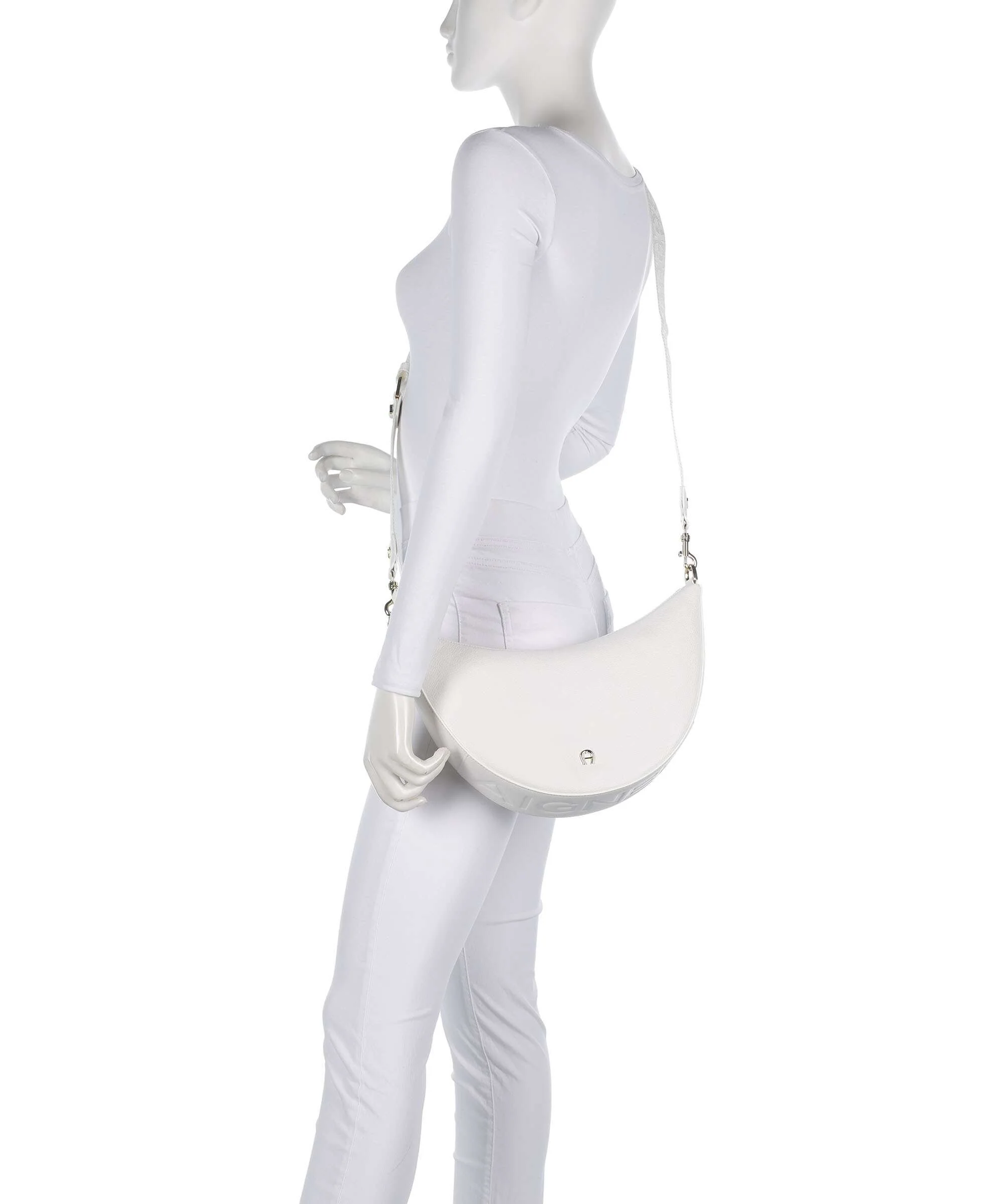 Aigner Zita M Torba przez ramię cotton white - Image 3