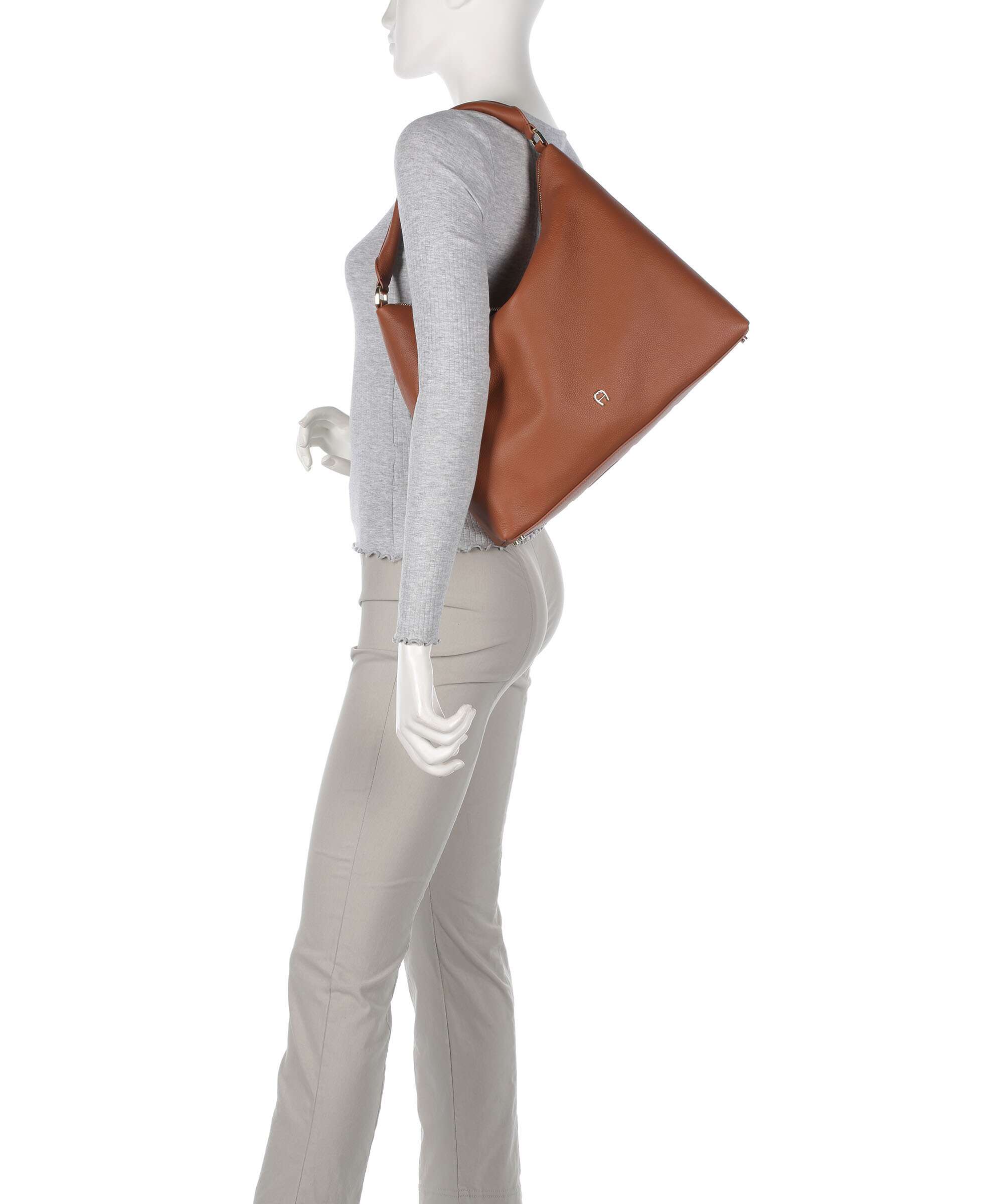 Aigner Zita M Torebka worek cognac brown - Image 3