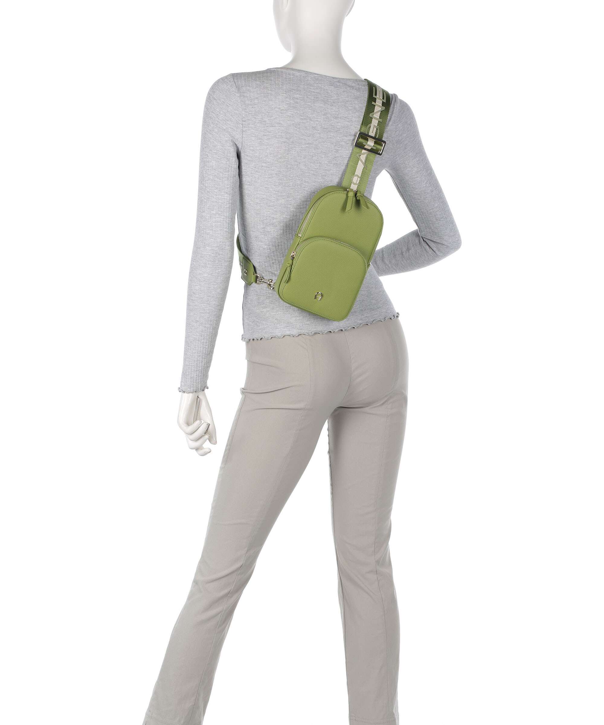 Aigner Zita Plecak na jedno ramię pistachio green - Image 3