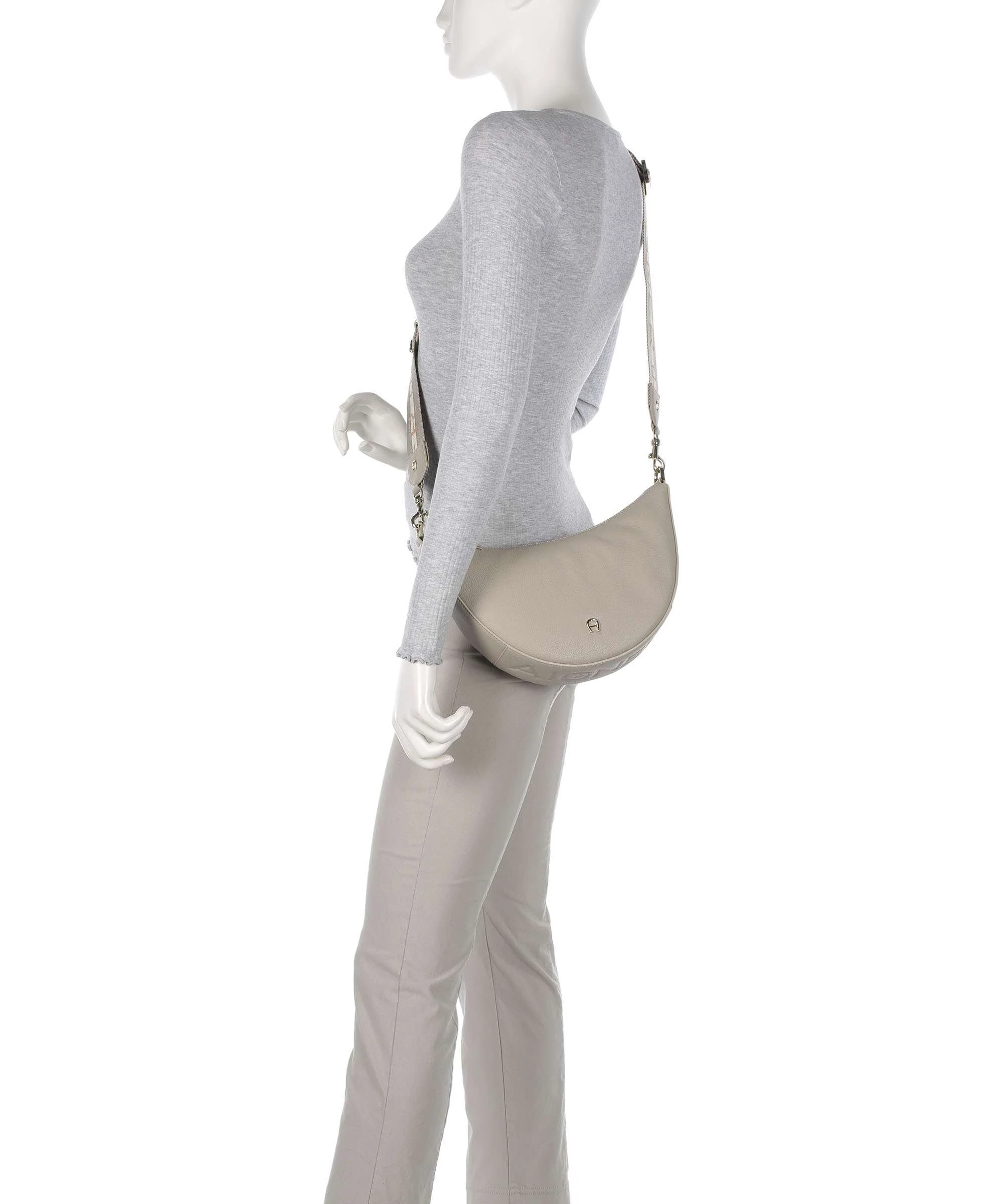 Aigner Zita S Torba przez ramię alpaca beige - Image 3