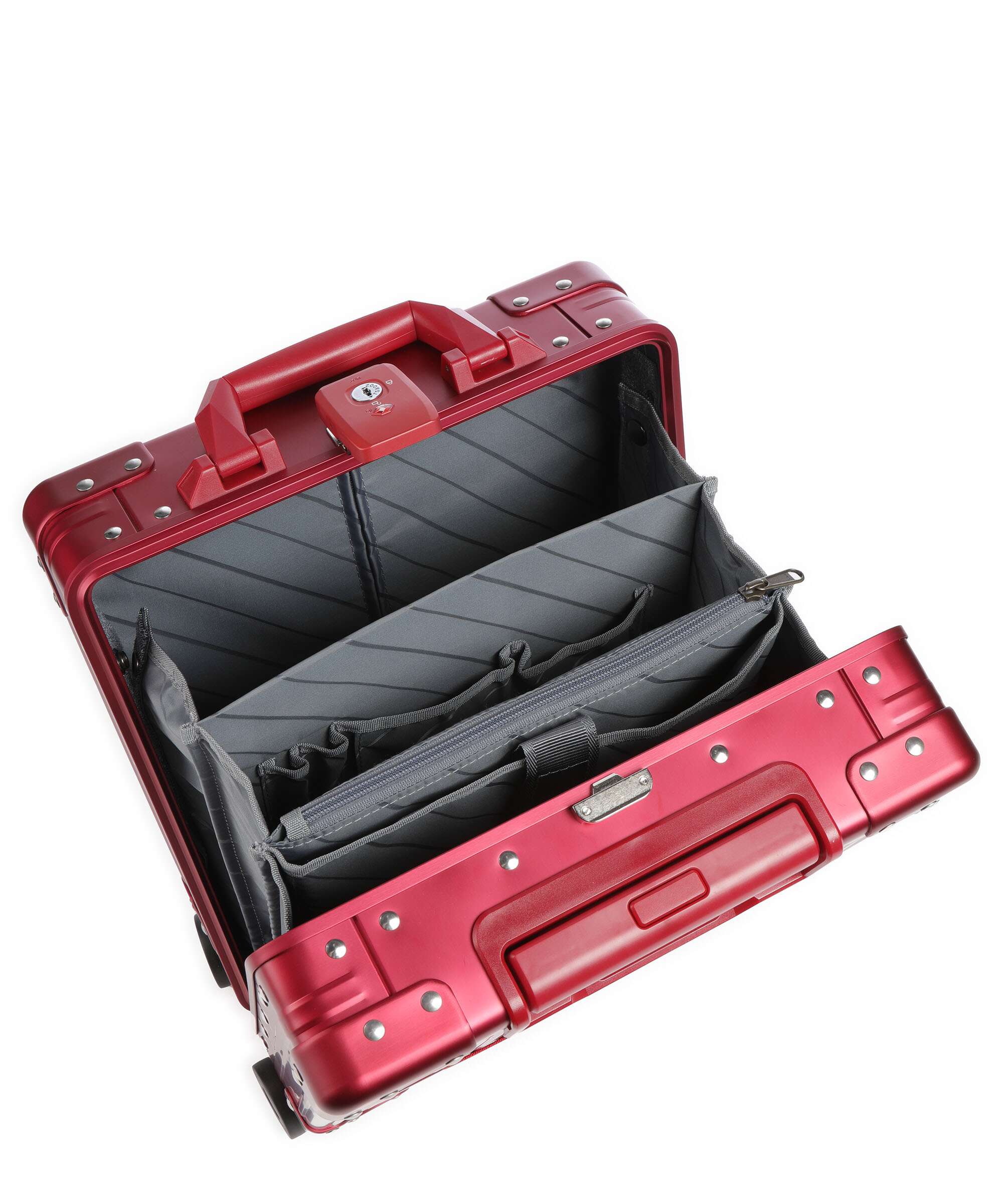 Aleon Carry-On Walizka na 4 kołach ruby - Image 5
