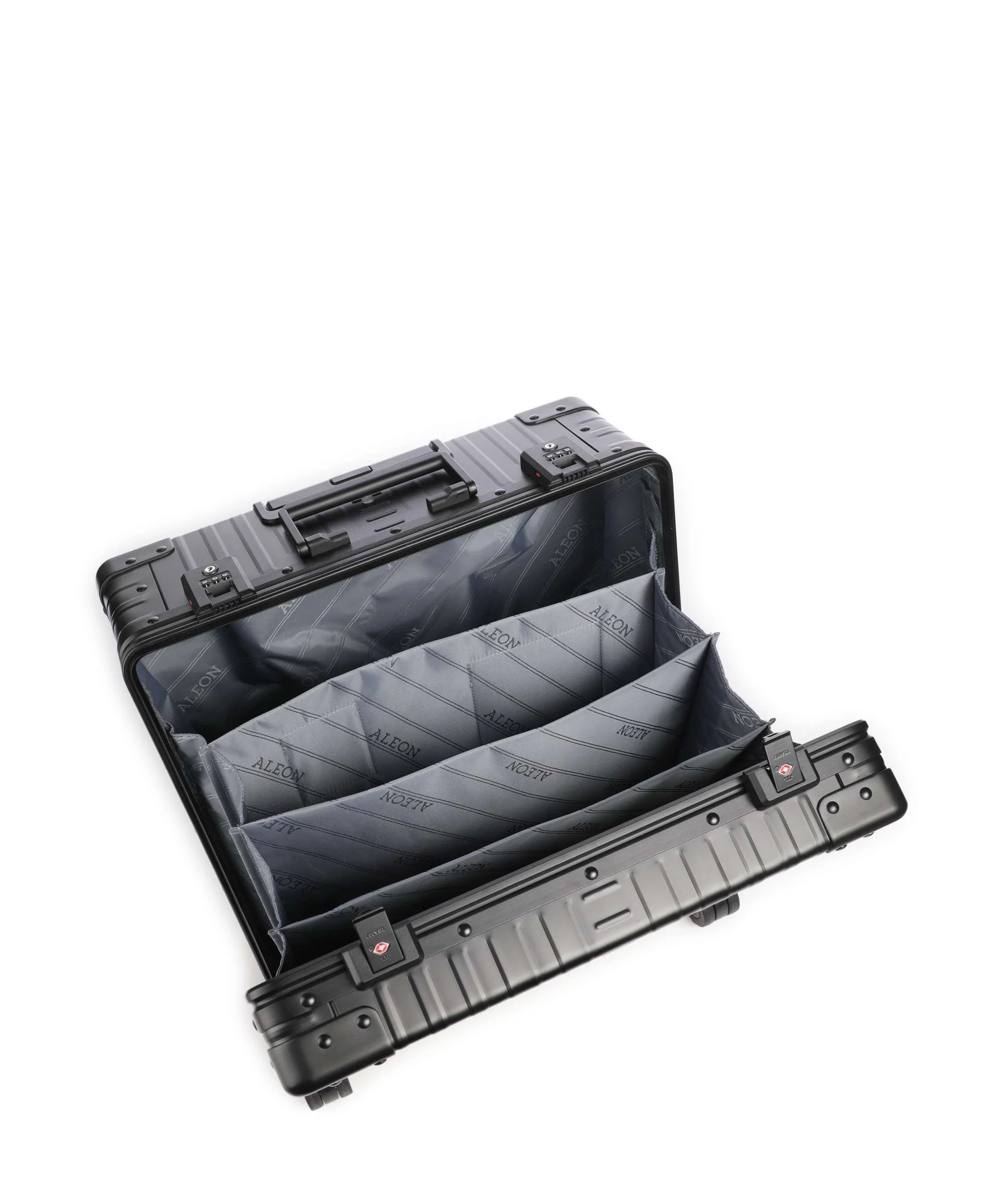 Aleon Classic 17 Deluxe Walizka na 4 kołach onyx - Image 5