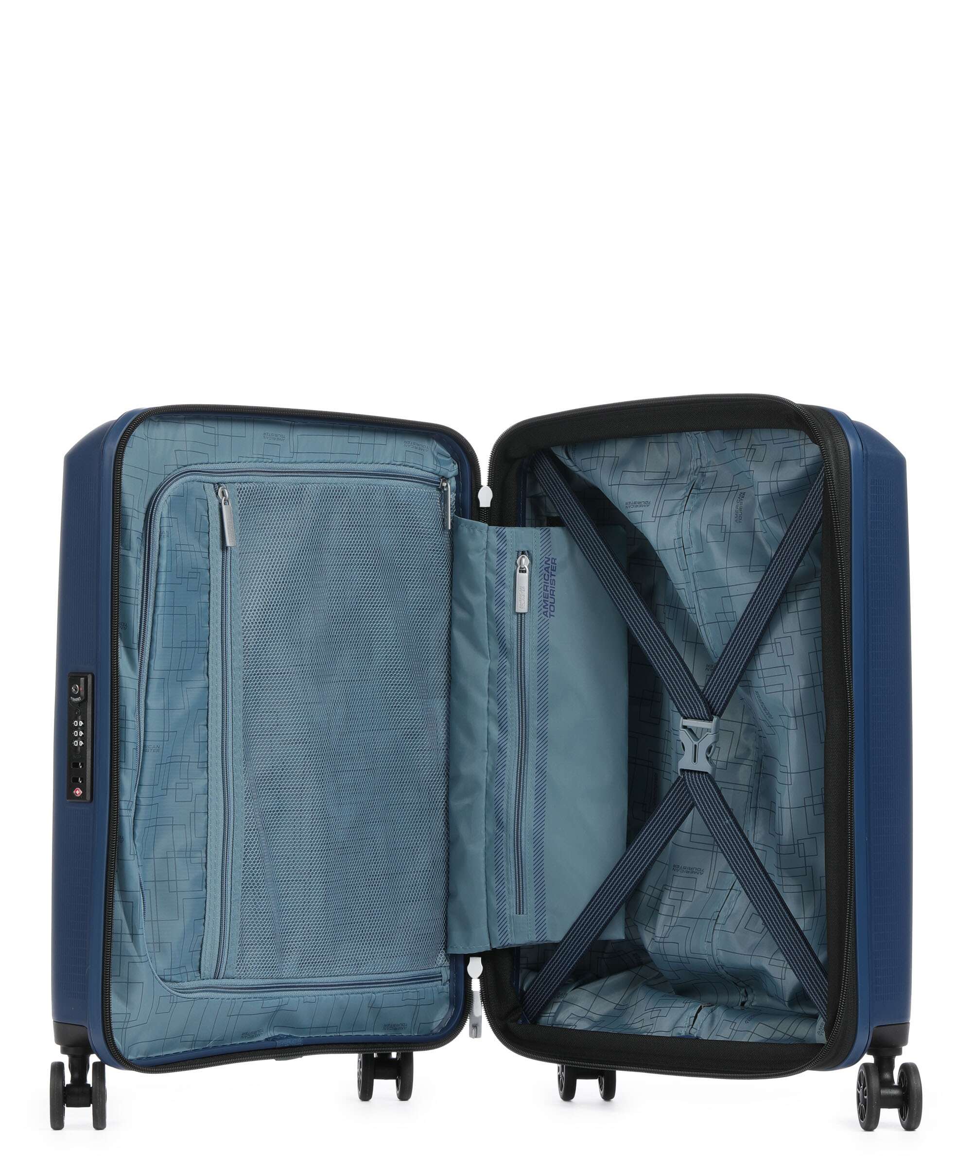 American Tourister Aerostep Walizka na 4 kołach navy blue - Image 6