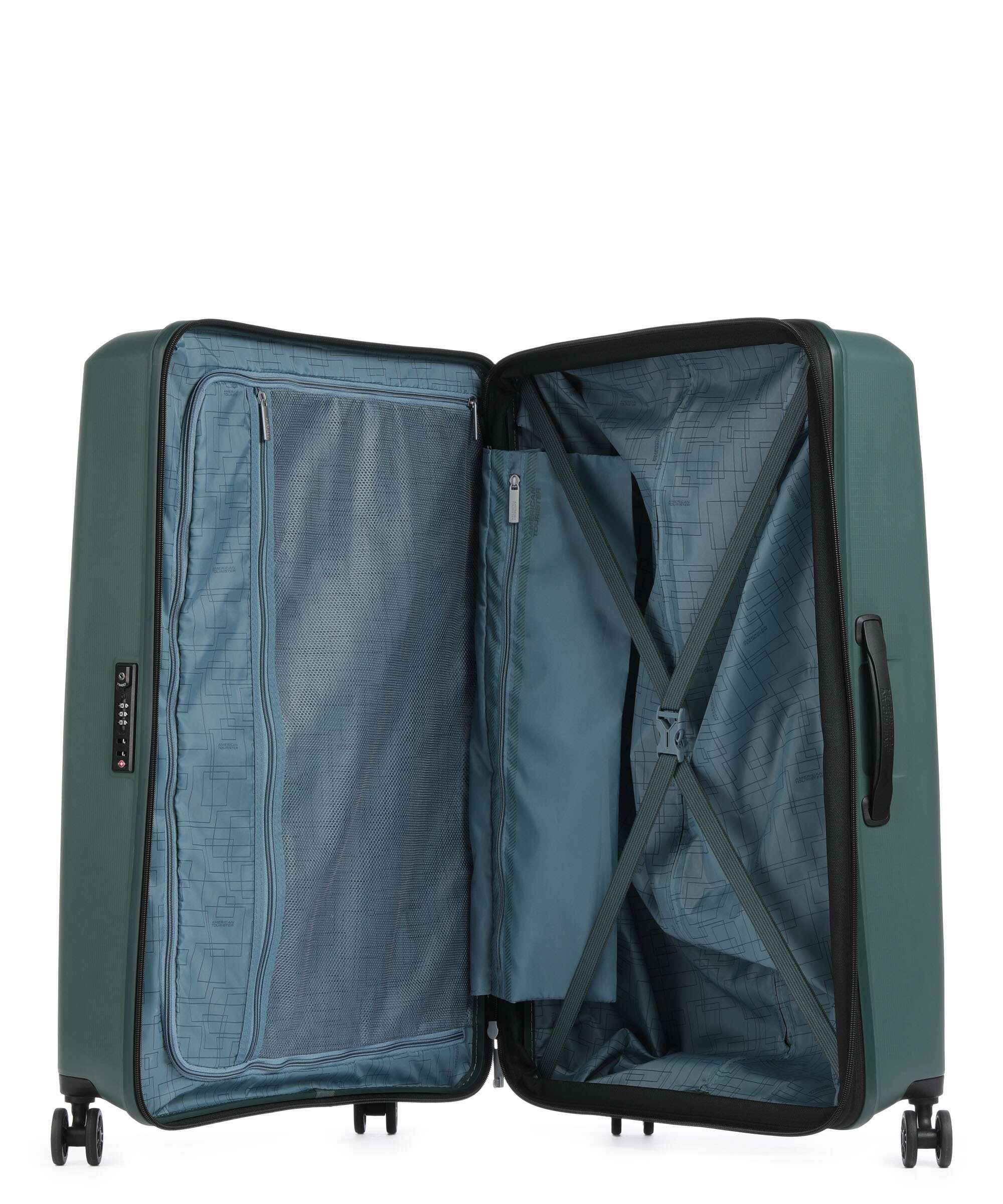 American Tourister Aerostep Walizka na 4 kołach dark forest - Image 6