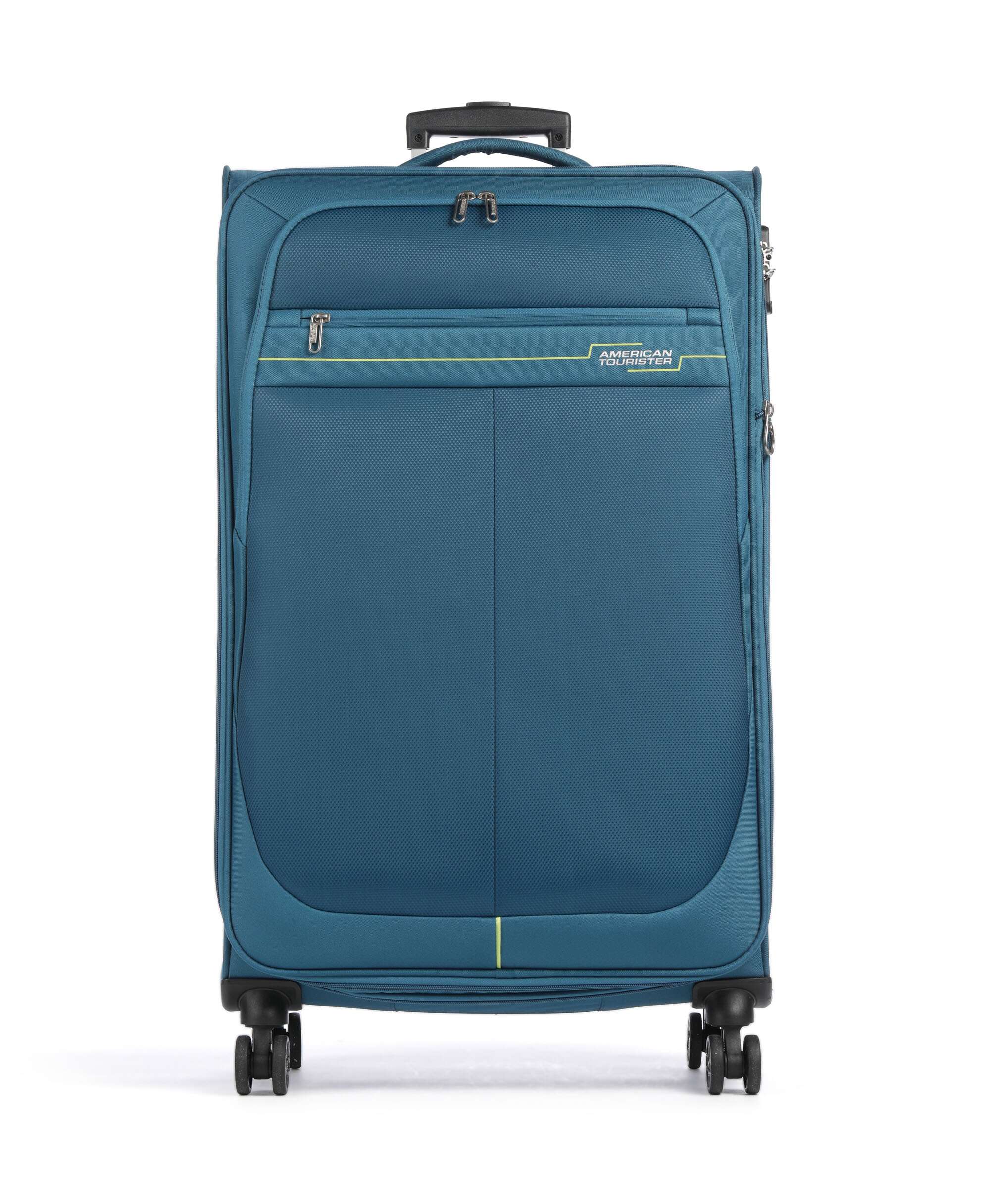 American Tourister Deep Dive Walizka na 4 kołach teal/lime