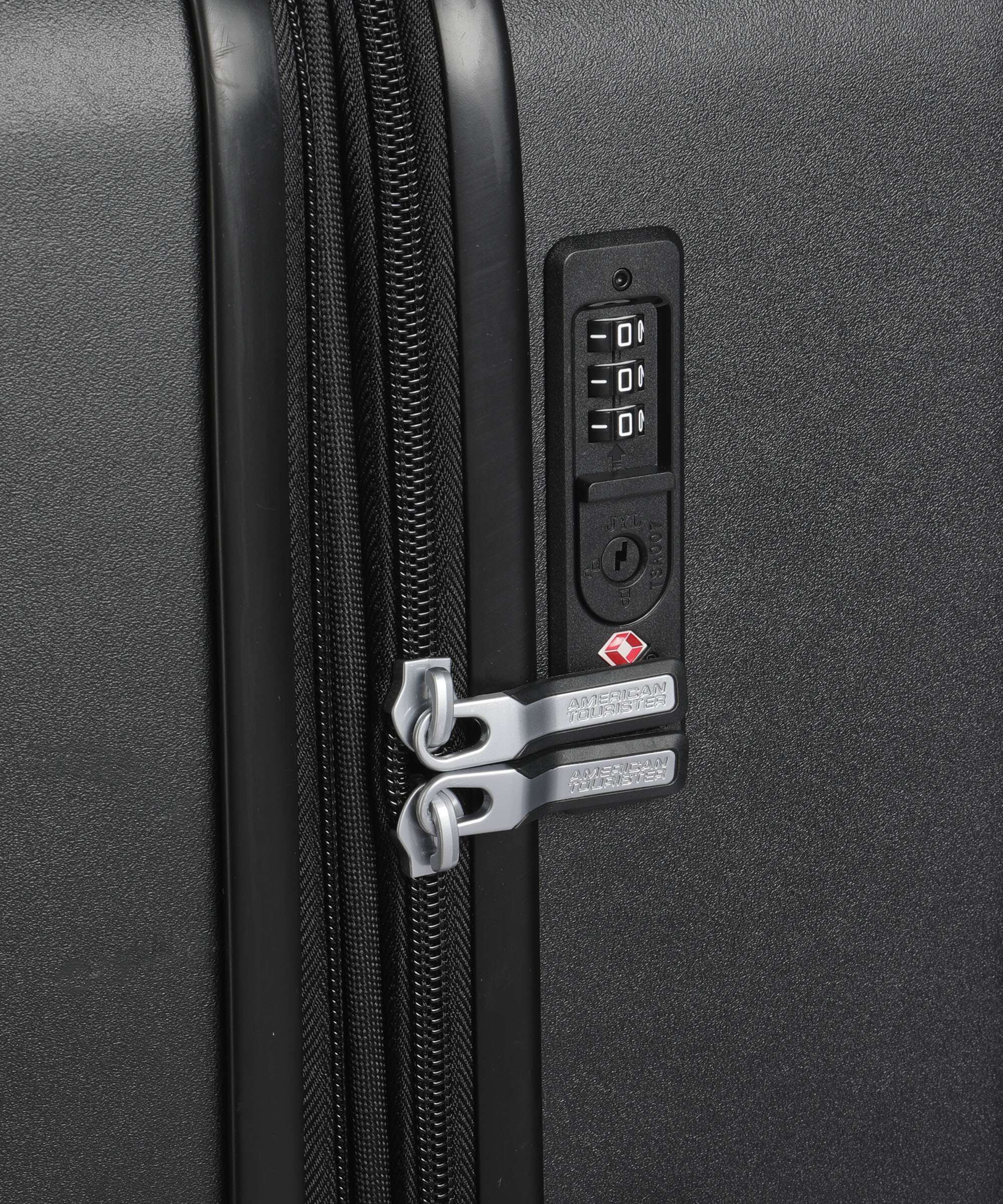 American Tourister Dynabelt Walizka na 4 kołach volcano black - Image 3