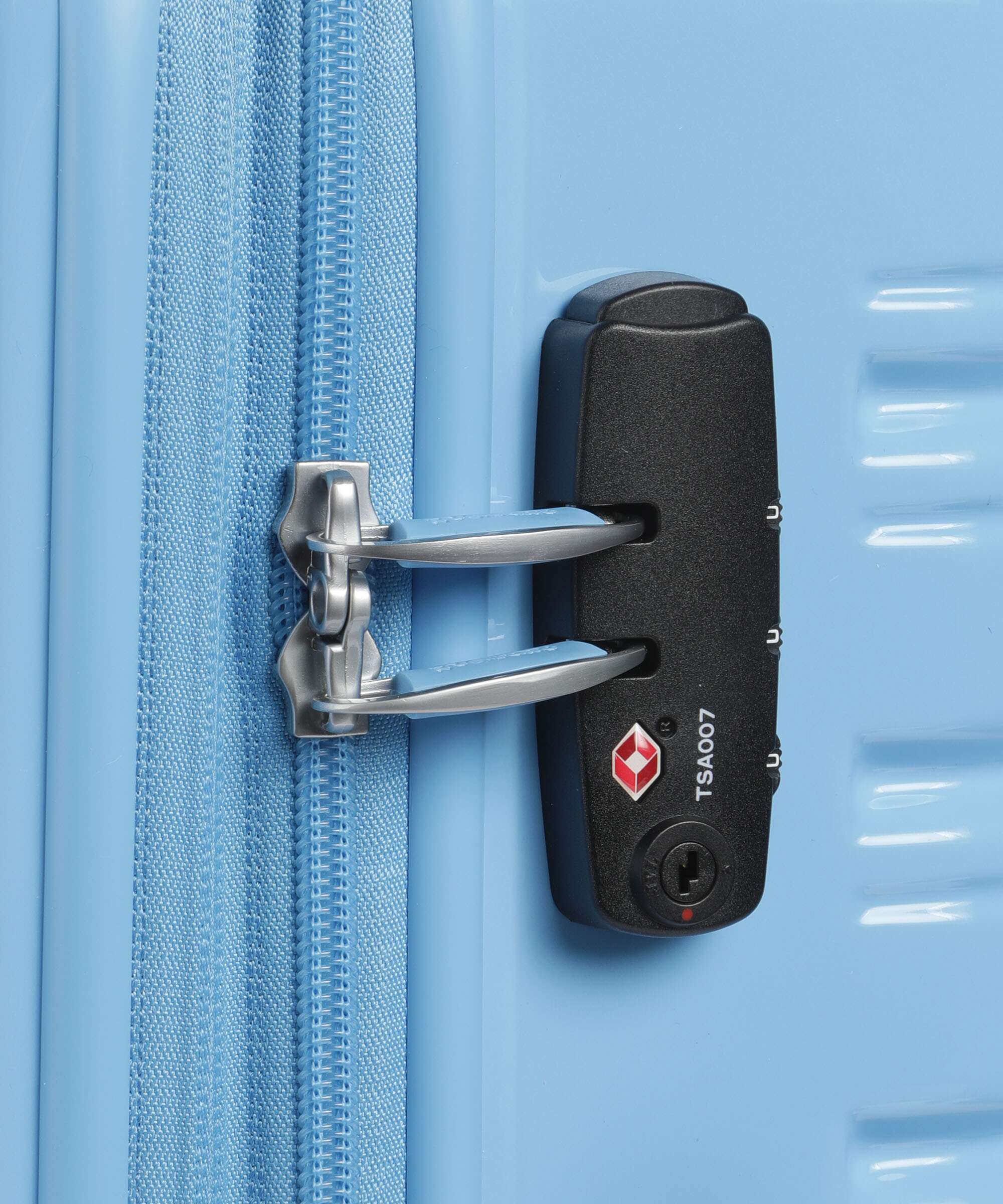 American Tourister Flashline Pop Walizka na 4 kołach cloudy blue - Image 3