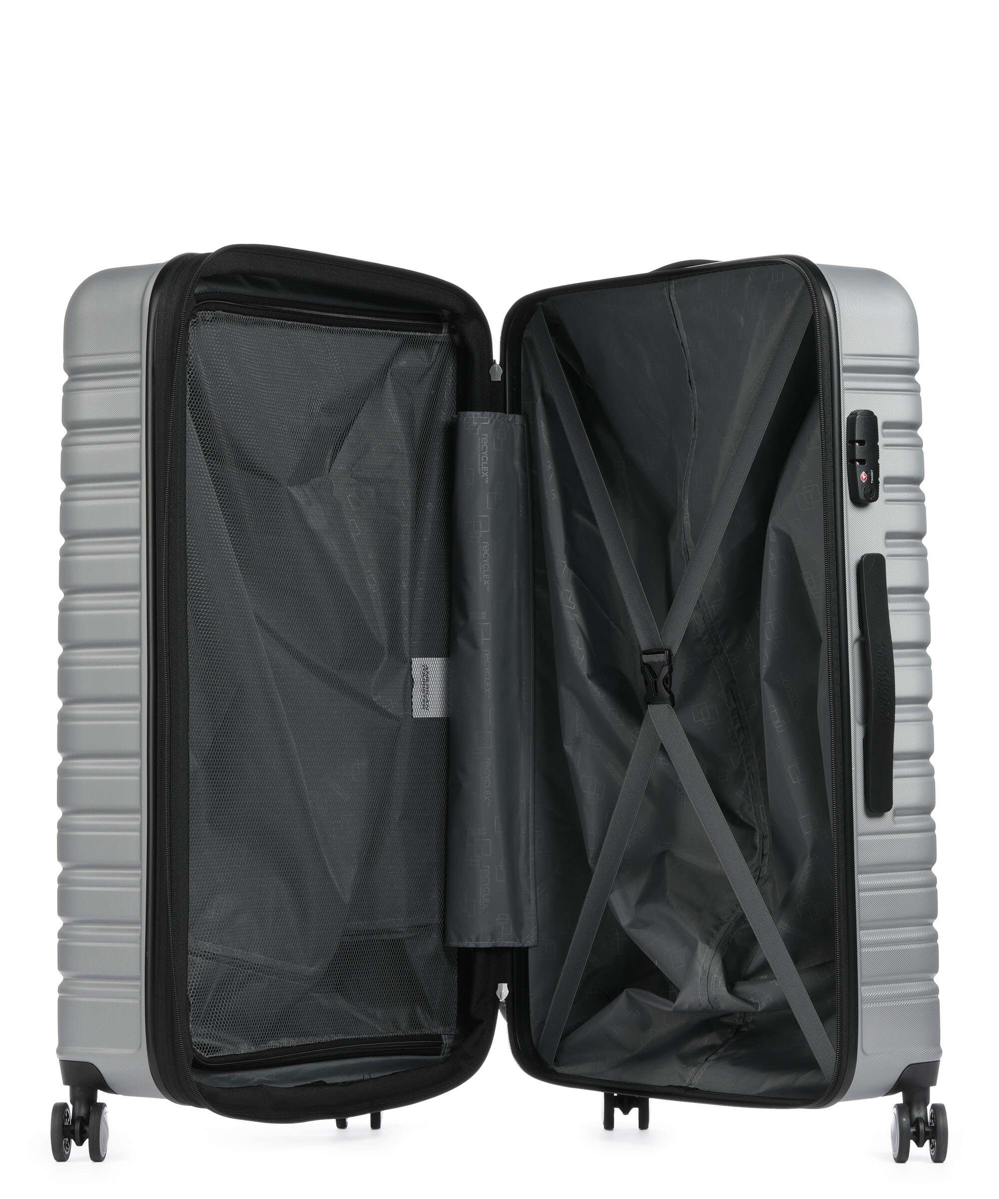 American Tourister Flashline Walizka na 4 kołach sky silver - Image 6