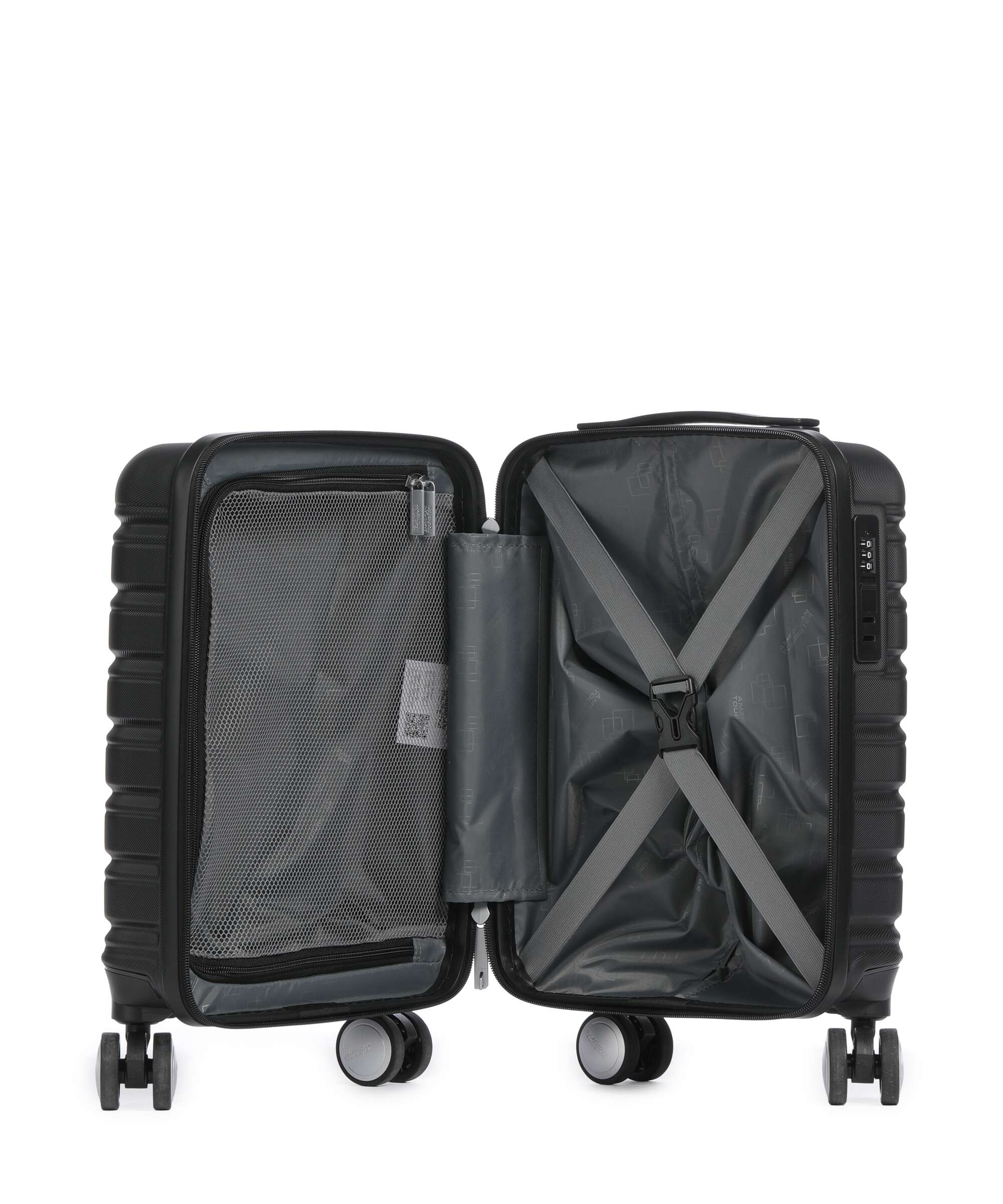 American Tourister Flashline Walizka na 4 kołach shadow black - Image 5