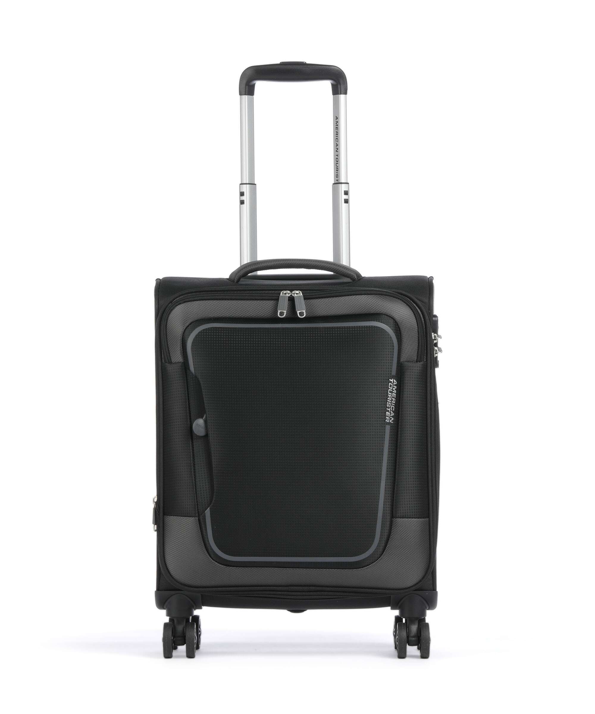 American Tourister Pulsonic Walizka na 4 kołach asphalt black