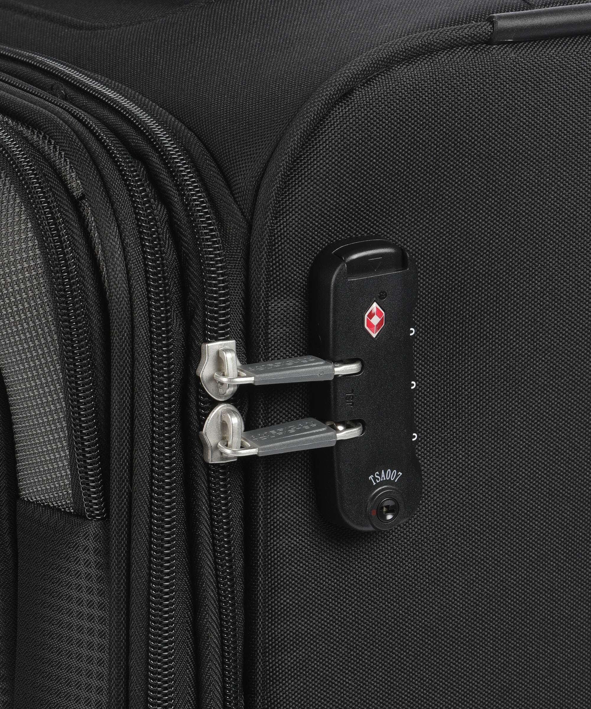 American Tourister Pulsonic Walizka na 4 kołach asphalt black - Image 3