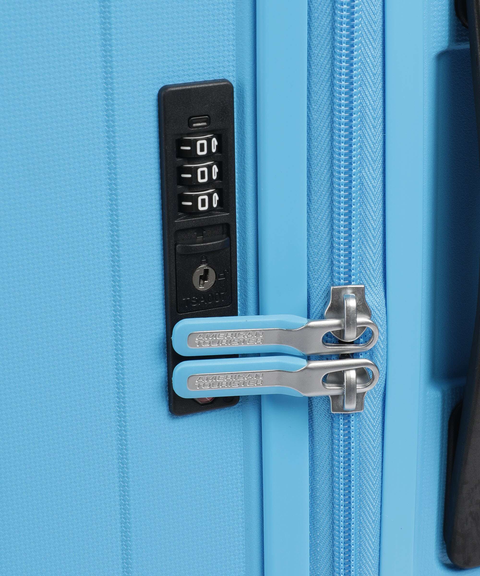 American Tourister Rejoy Walizka na 4 kołach azure blue - Image 3