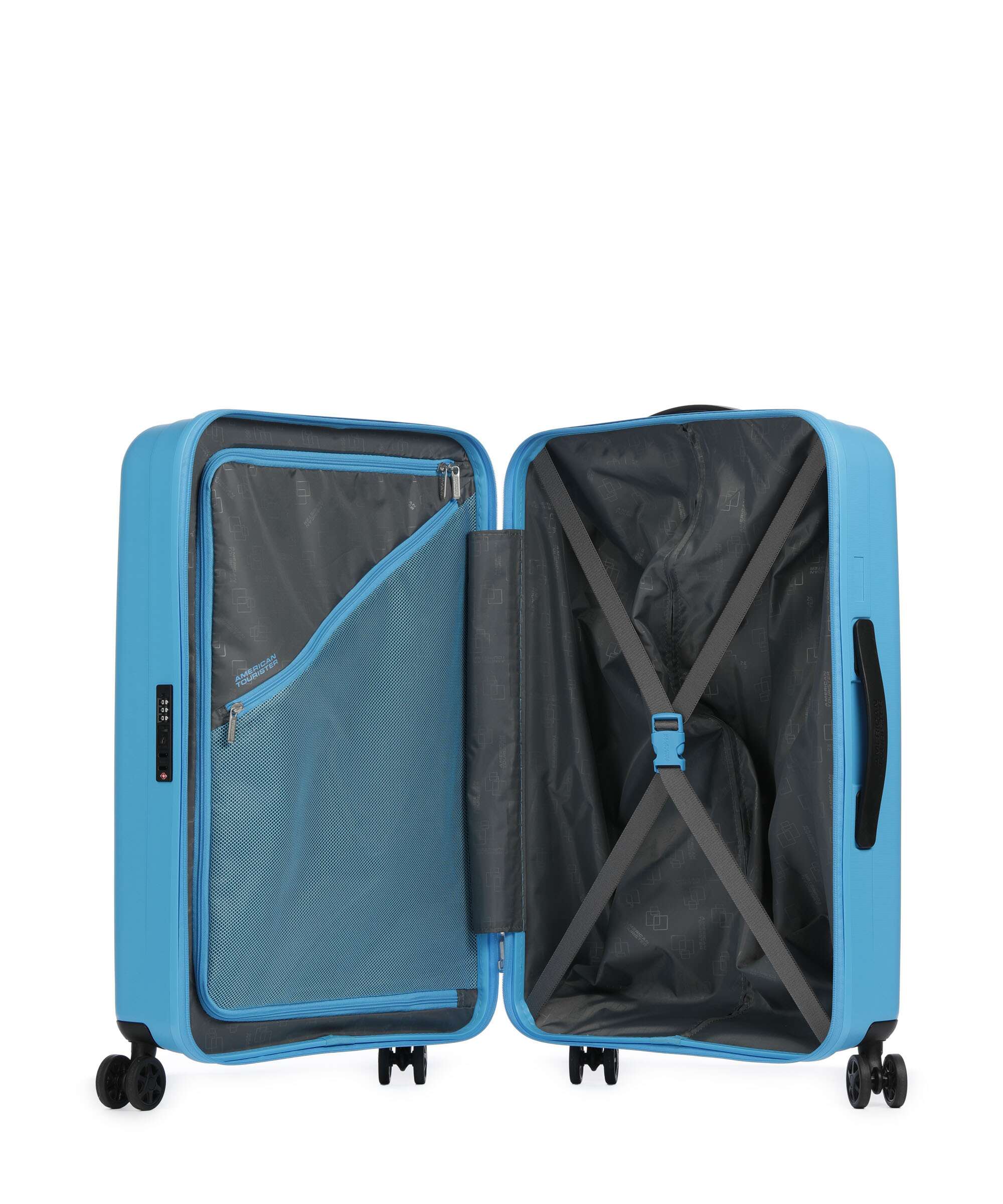 American Tourister Rejoy Walizka na 4 kołach azure blue - Image 5