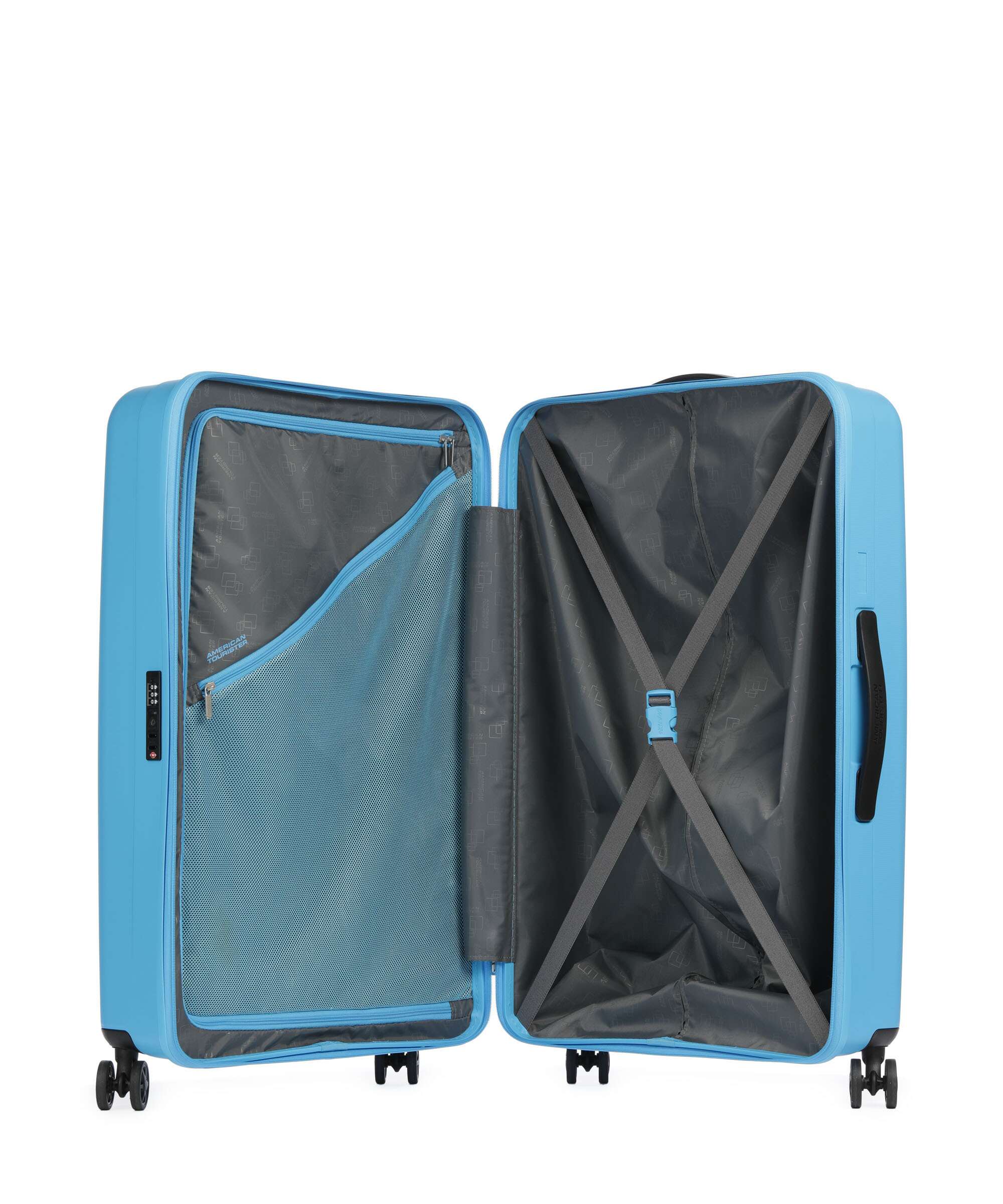 American Tourister Rejoy Walizka na 4 kołach azure blue - Image 5