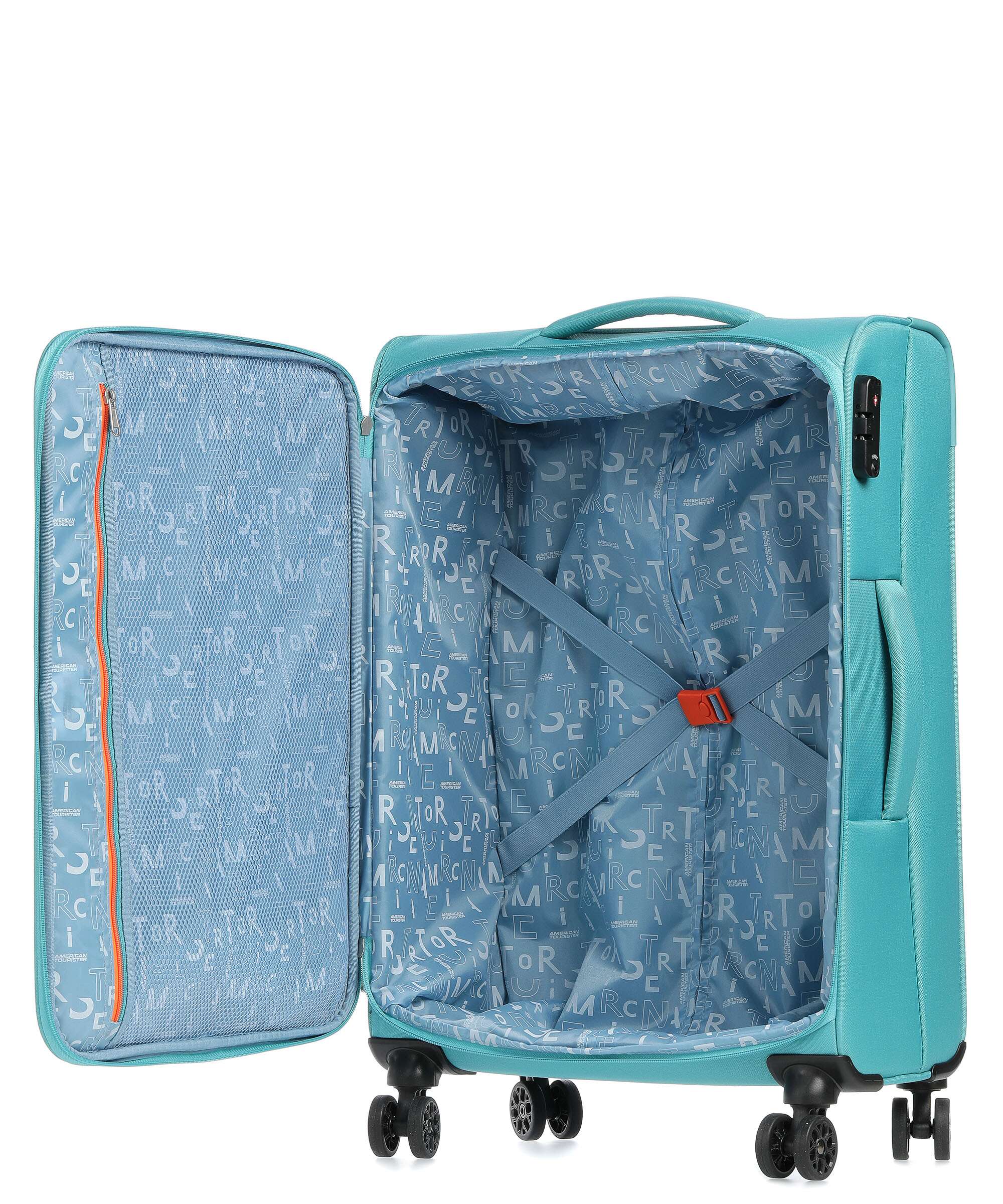American Tourister Sea Seeker Walizka na 4 kołach aqua green - Image 5