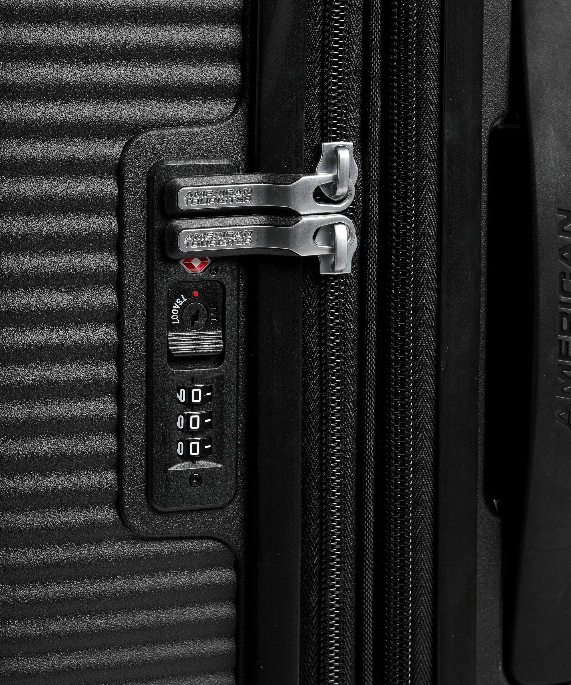 American Tourister Soundbox Walizka na 4 kołach bass black - Image 3
