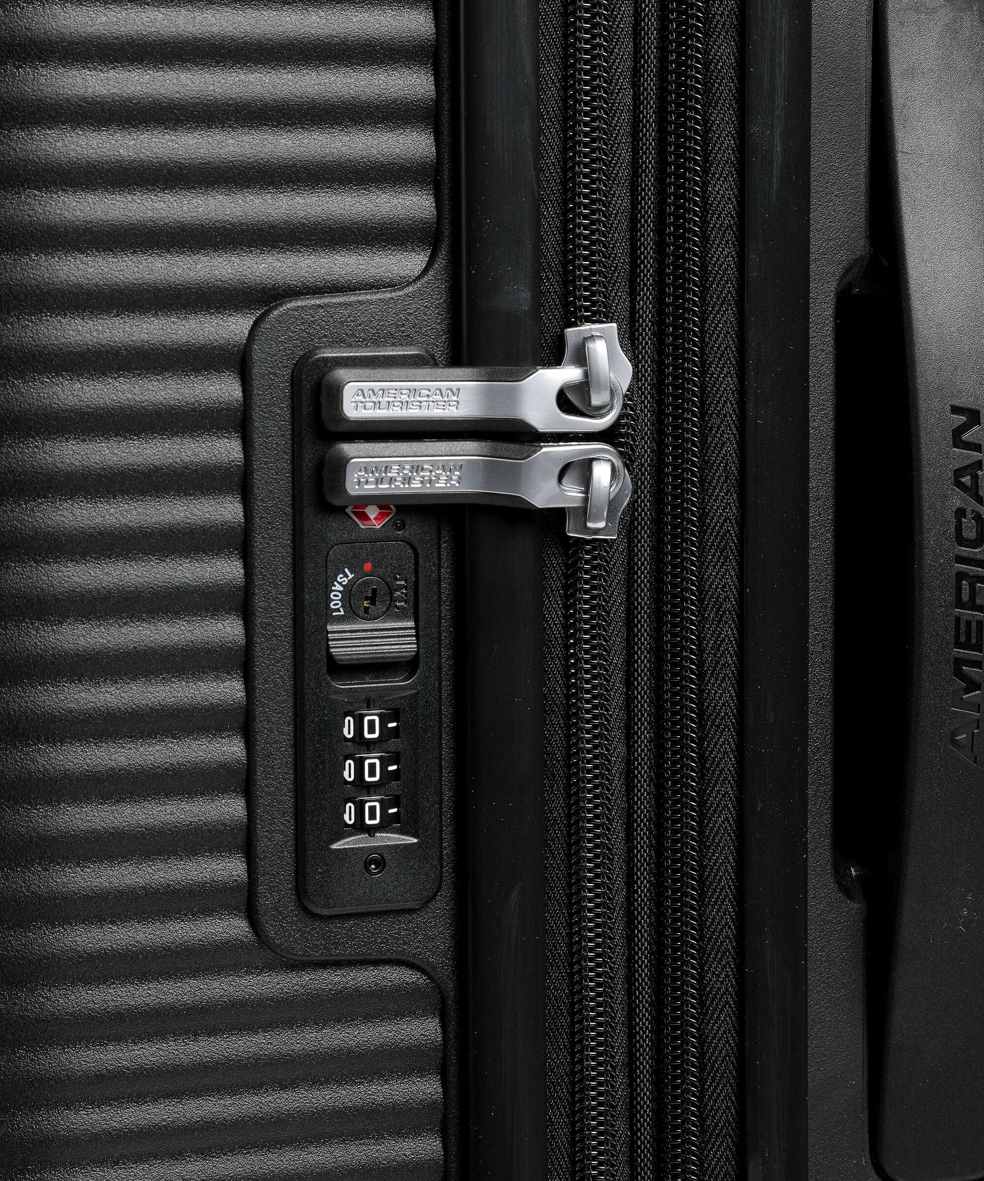 American Tourister Soundbox Walizka na 4 kołach bass black - Image 3
