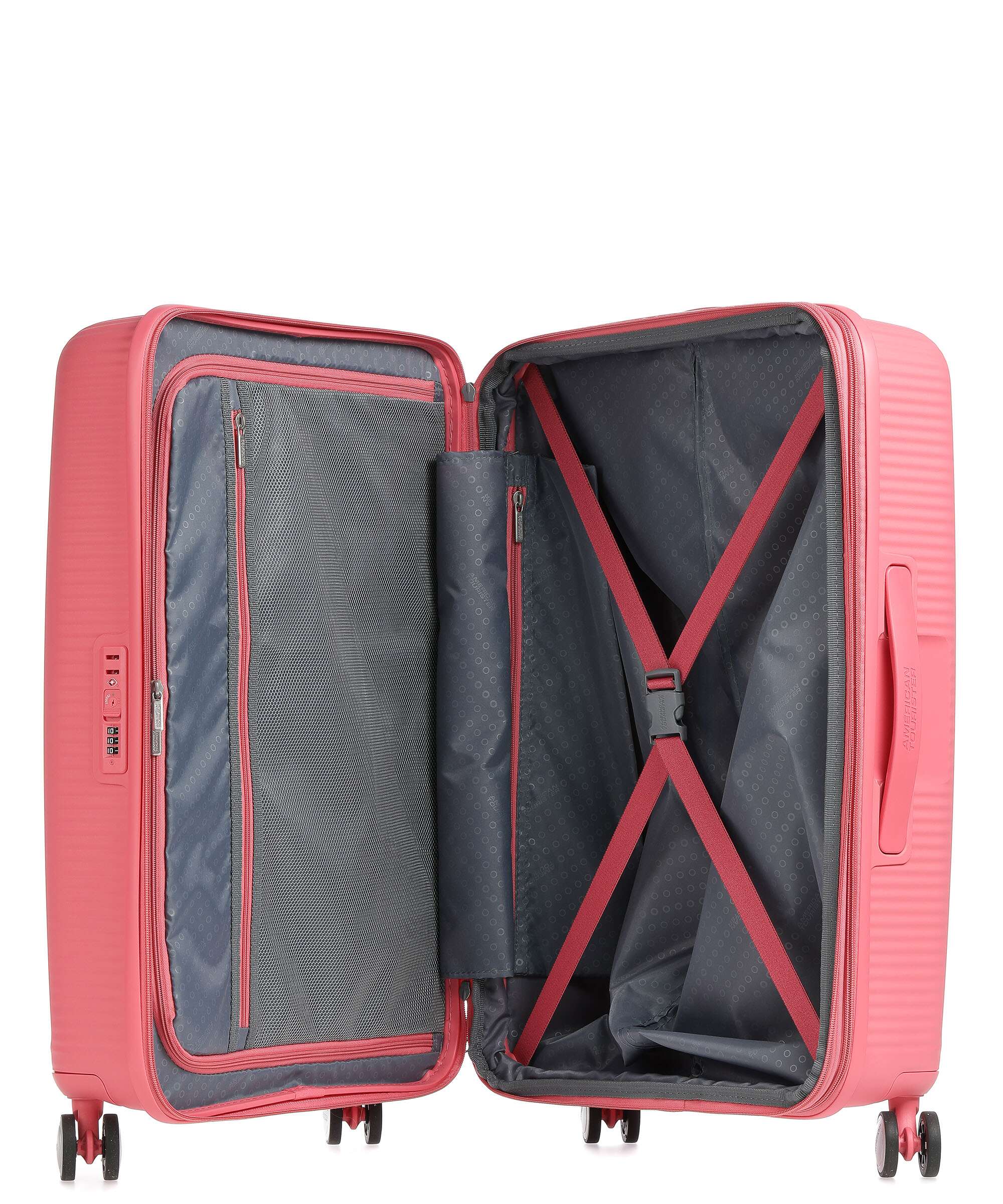 American Tourister Soundbox Walizka na 4 kołach sun kissed coral - Image 6
