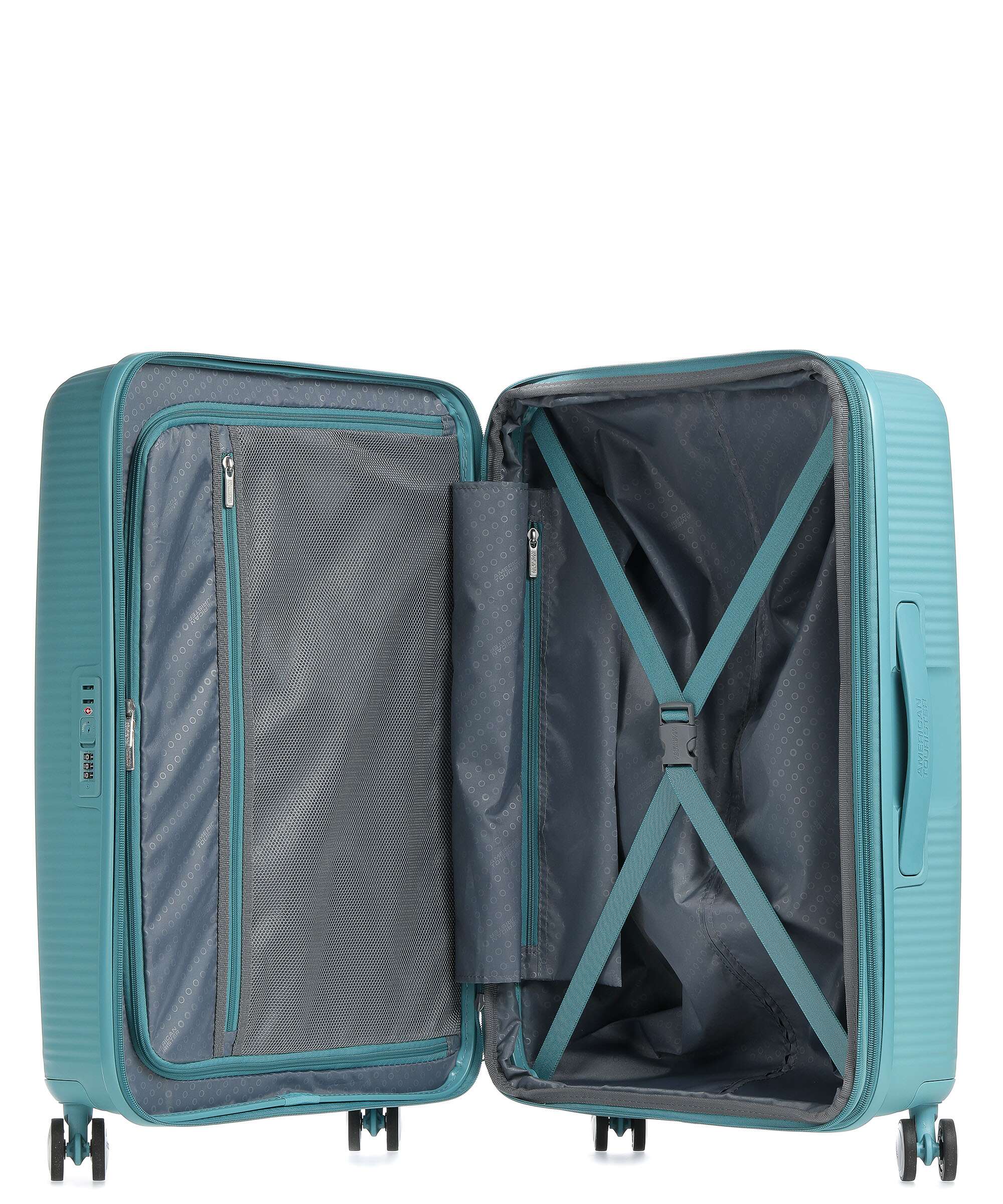 American Tourister Soundbox Walizka na 4 kołach turquoise tonic - Image 6
