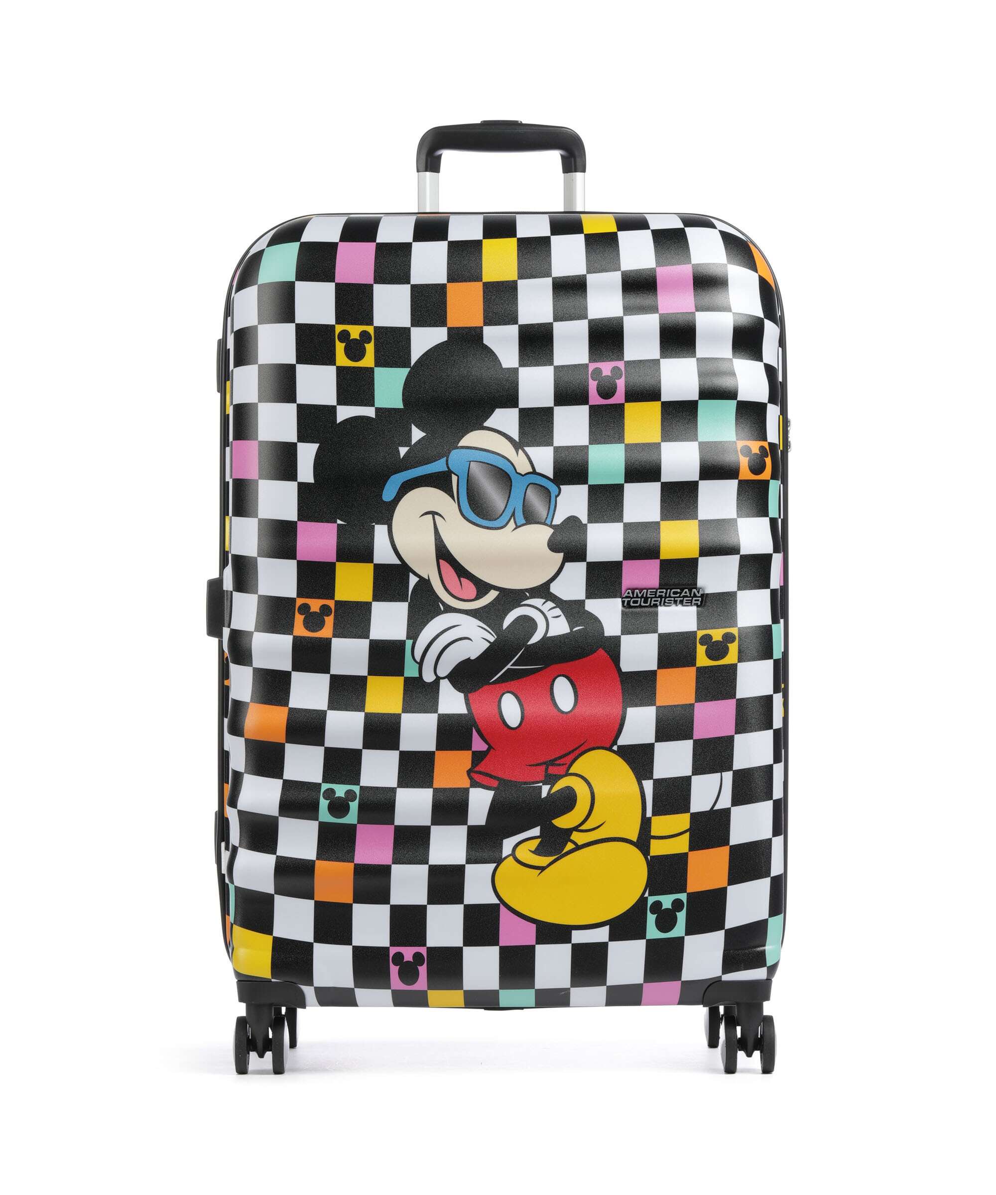 American Tourister Wavebreaker Disney Walizka na 4 kołach mickey check