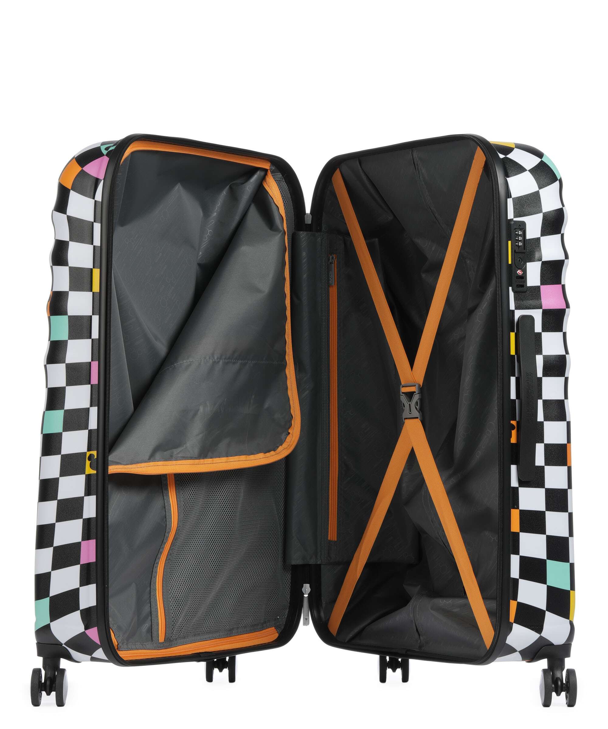 American Tourister Wavebreaker Disney Walizka na 4 kołach mickey check - Image 5