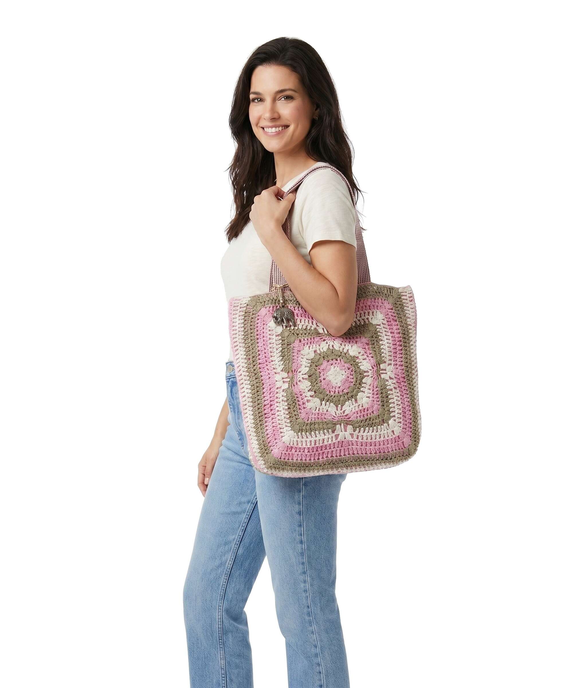 Anokhi Torba na zakupy pink - Image 3