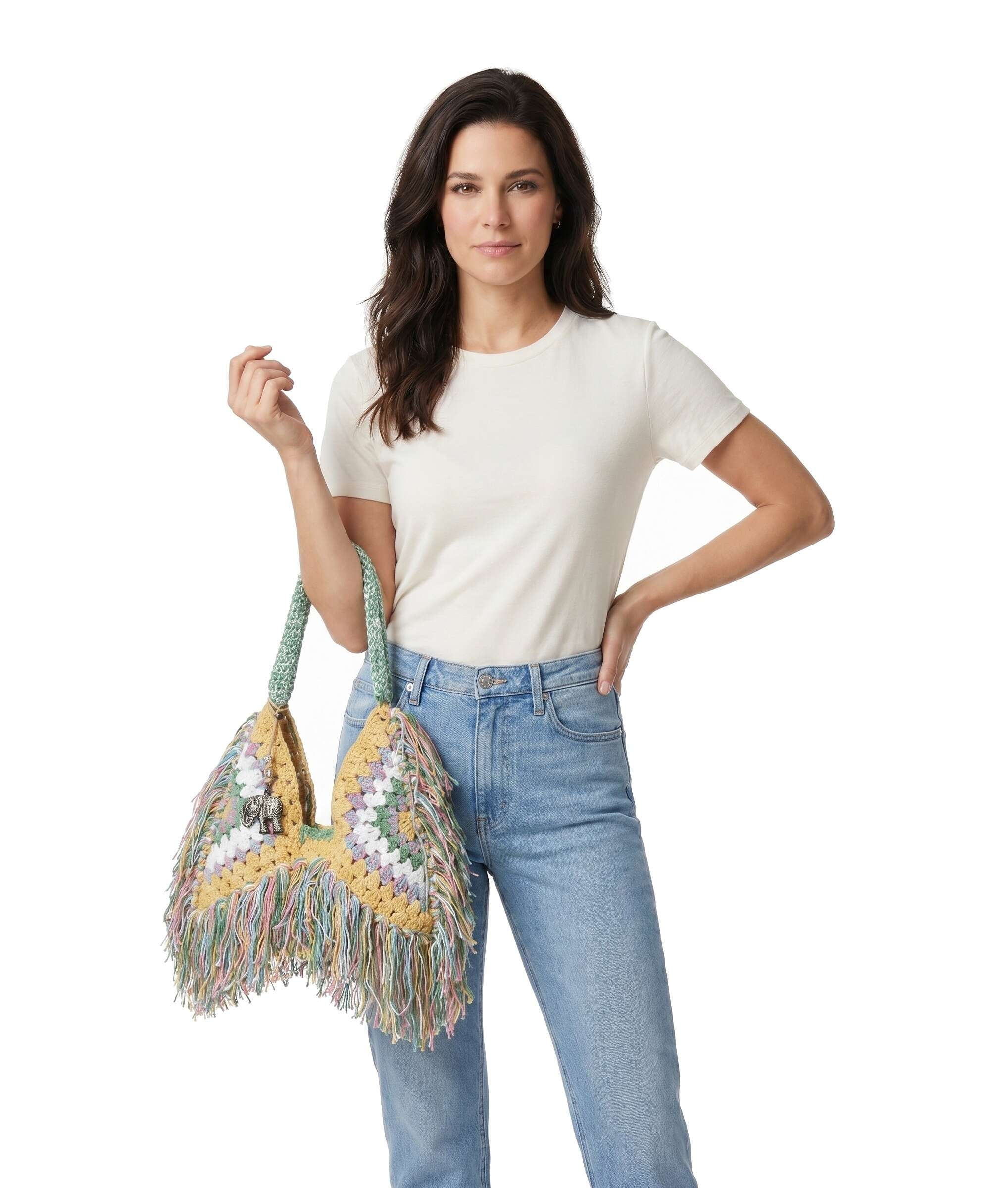 Anokhi Torba na zakupy olive - Image 3
